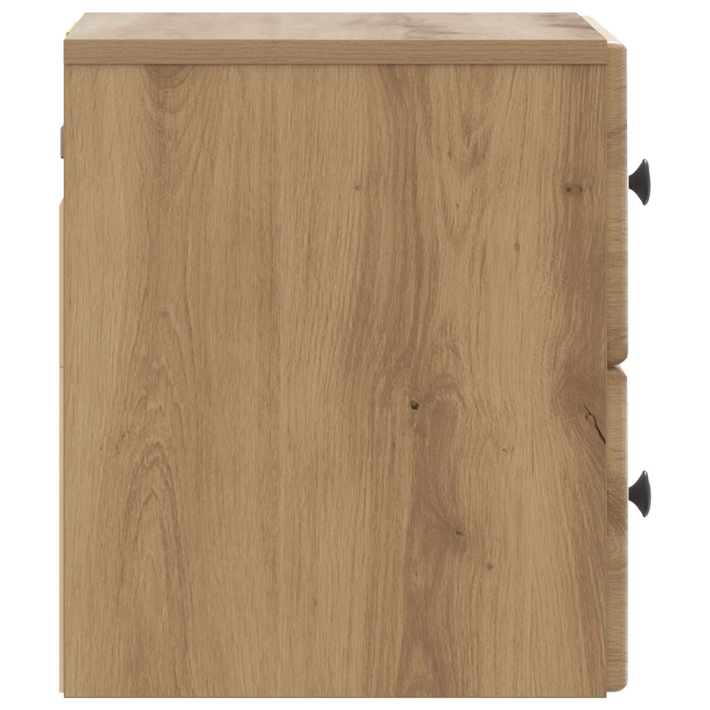 vidaXL Τοίχου Κρεμαστό Κομοδίνο 2 τμχ. Artisan Δρυς 34,5 x 33 x 40 εκ