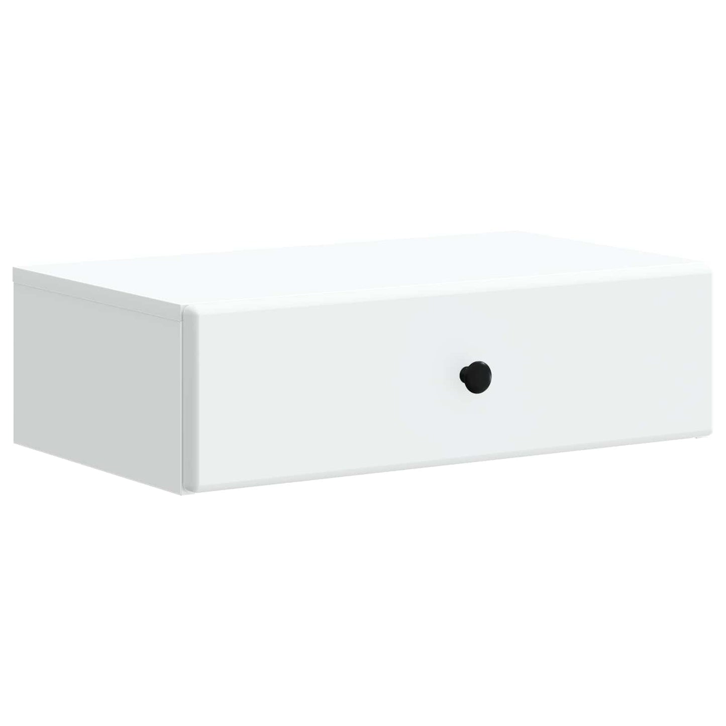 vidaXL Τραπεζάκι Τοίχου Λευκό 59 x 34,5 x 17 εκ. Επεξεργασμένο Ξύλο