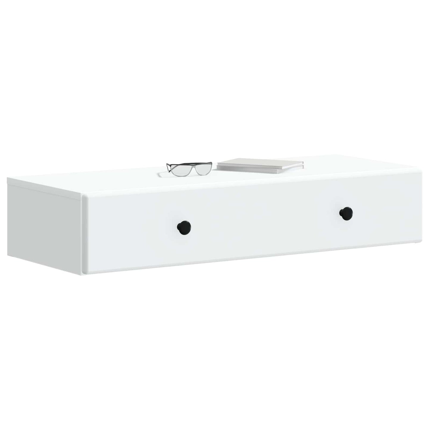 vidaXL Τραπεζάκι Τοίχου Λευκό 87,5 x 34,5 x 17 εκ. Επεξεργασμένο Ξύλο