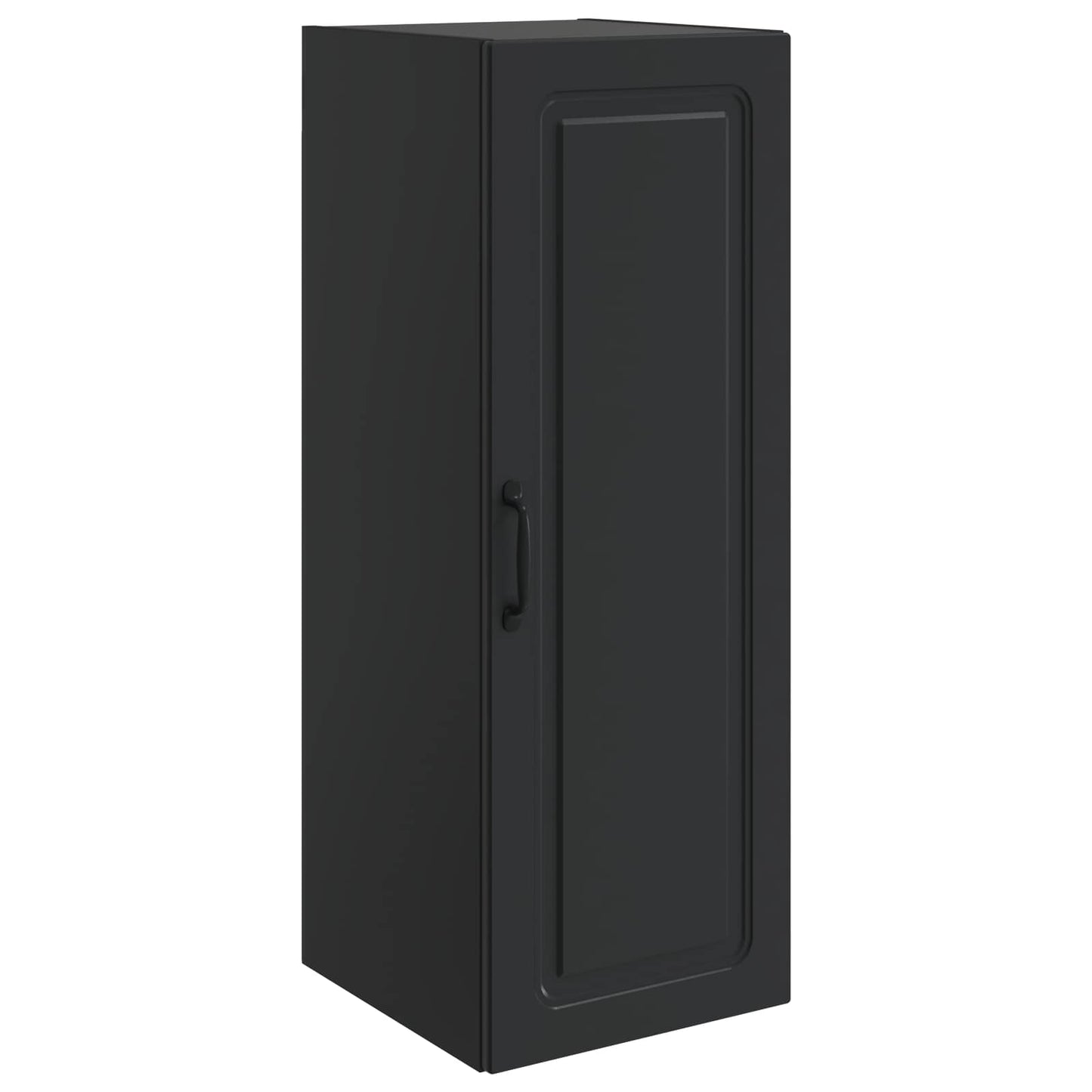 vidaXL Τοίχου Ντουλάπα 33 x 34,5 x 90 εκ Επεξεργασμένο Ξύλο Μαύρο