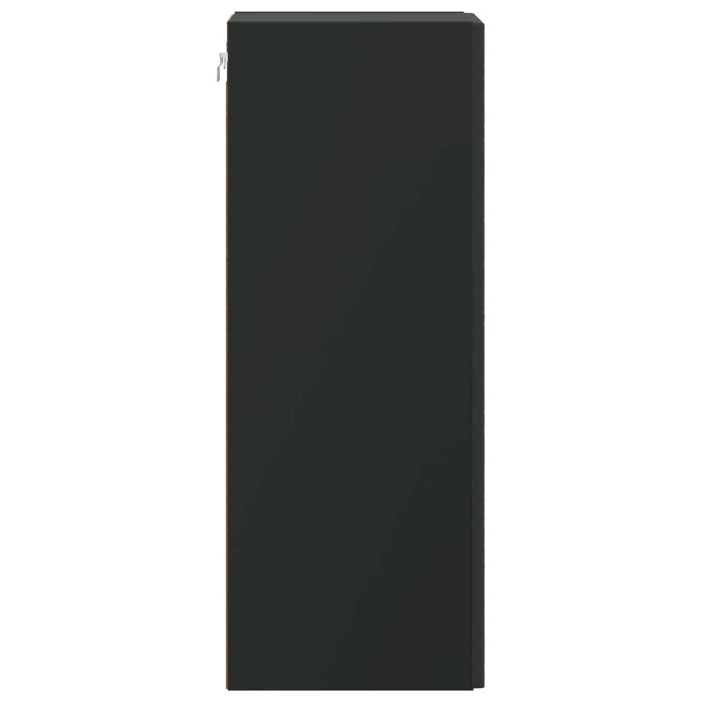 vidaXL Τοίχου Ντουλάπα 33 x 34,5 x 90 εκ Επεξεργασμένο Ξύλο Μαύρο