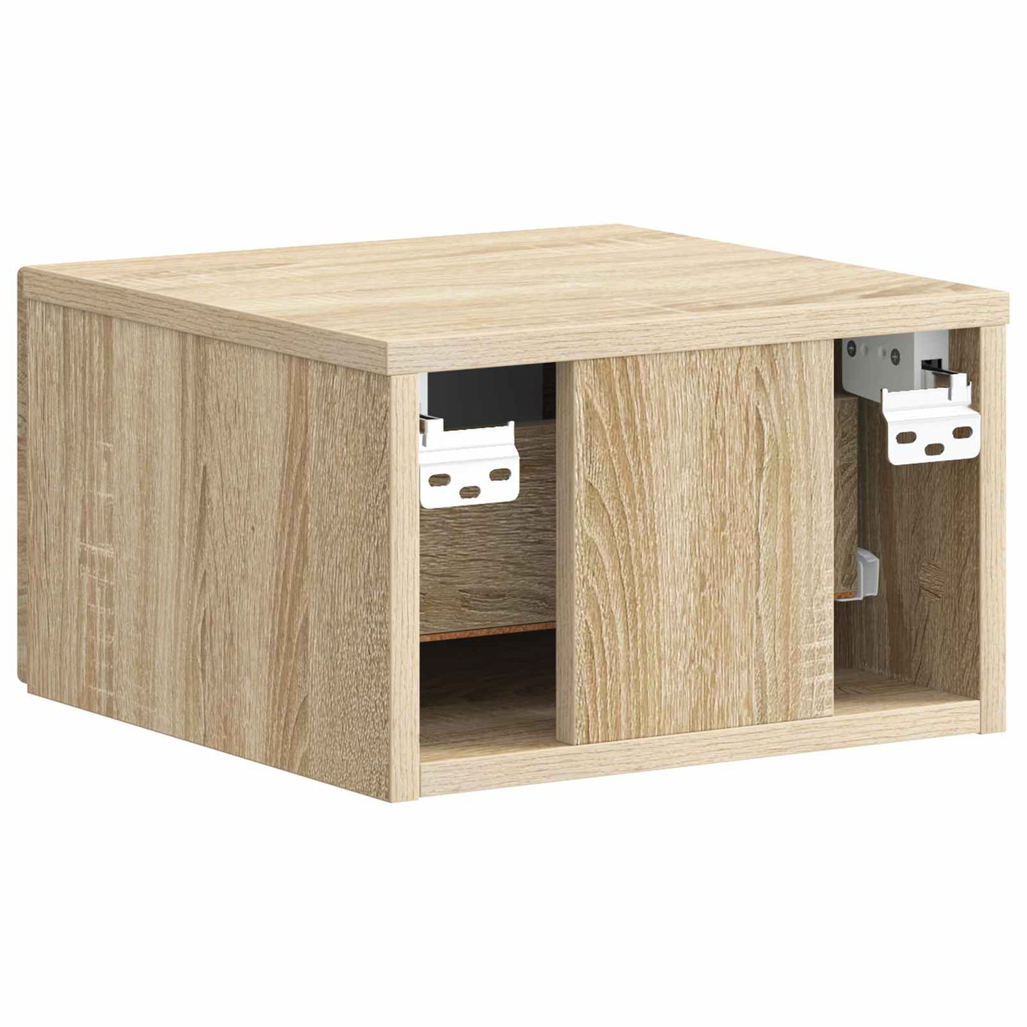 vidaXL Τοίχου Κρεμαστό Κομοδίνο 2 τμχ. Sonoma Δρυς 34,5 x 33 x 20 εκ.