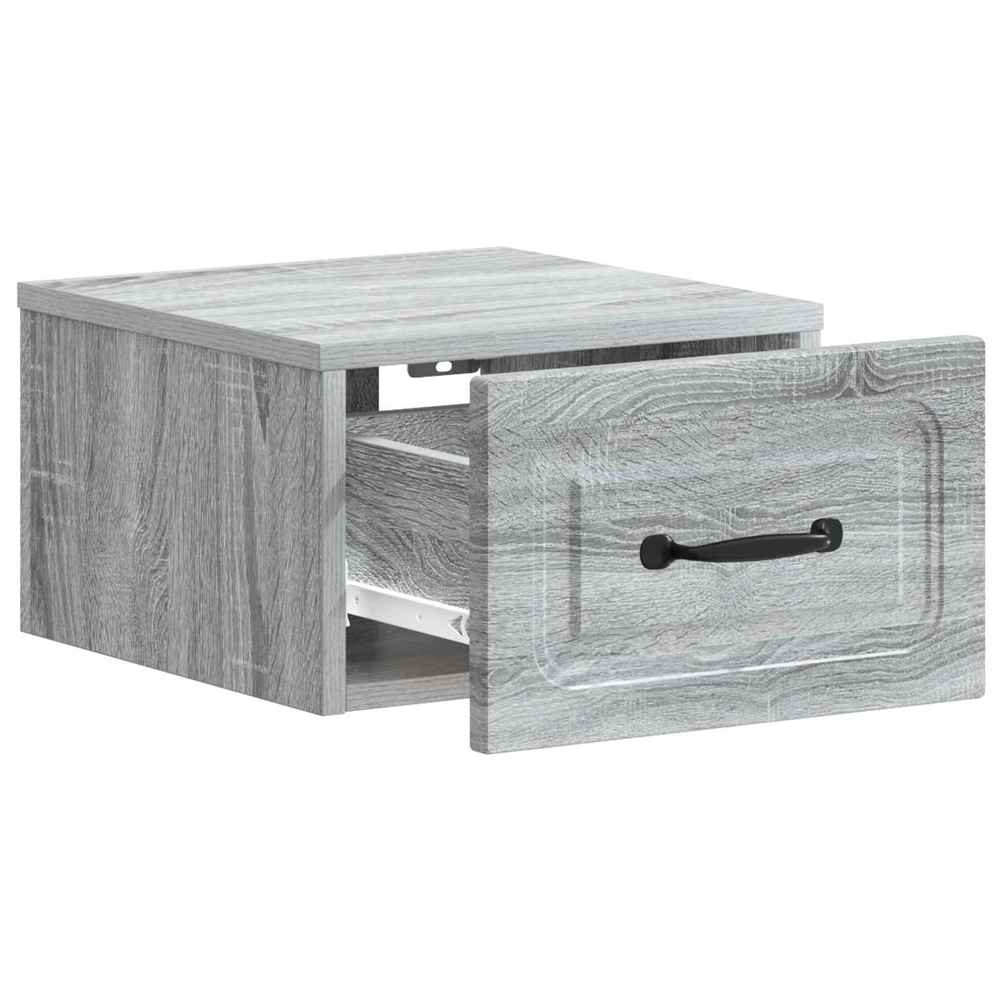 vidaXL Τοίχου Κρεμαστό Κομοδίνο 2 τμχ. Γκρι Sonoma 34,5 x 33 x 20 εκ.