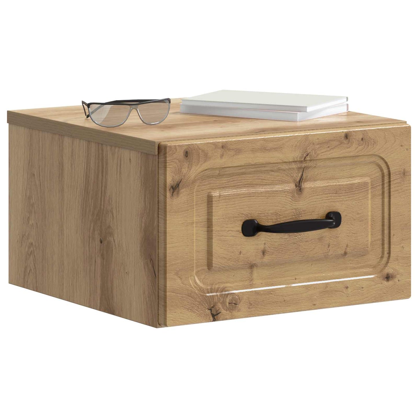 vidaXL Τοίχου Κρεμαστό Κομοδίνο 2 τμχ. Artisan Δρυς 34,5 x 33 x 20 εκ.