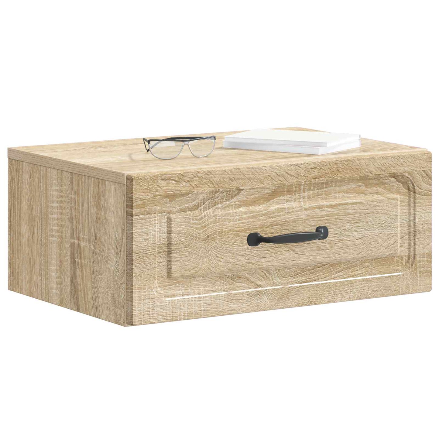 vidaXL Τοίχου Κρεμαστό Κομοδίνο 2 τμχ. Sonoma Δρυς 49 x 34,5 x 20 εκ.