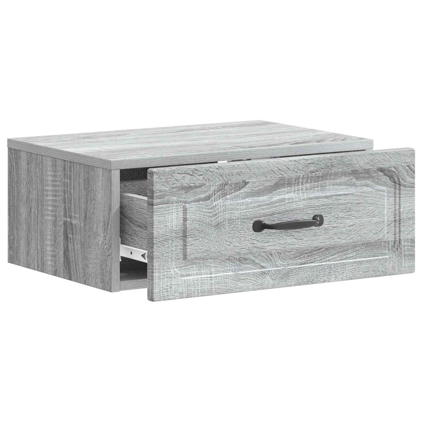 vidaXL Τοίχου Κρεμαστό Κομοδίνο 2 τμχ. Γκρι Sonoma 49 x 34,5 x 20 εκ.