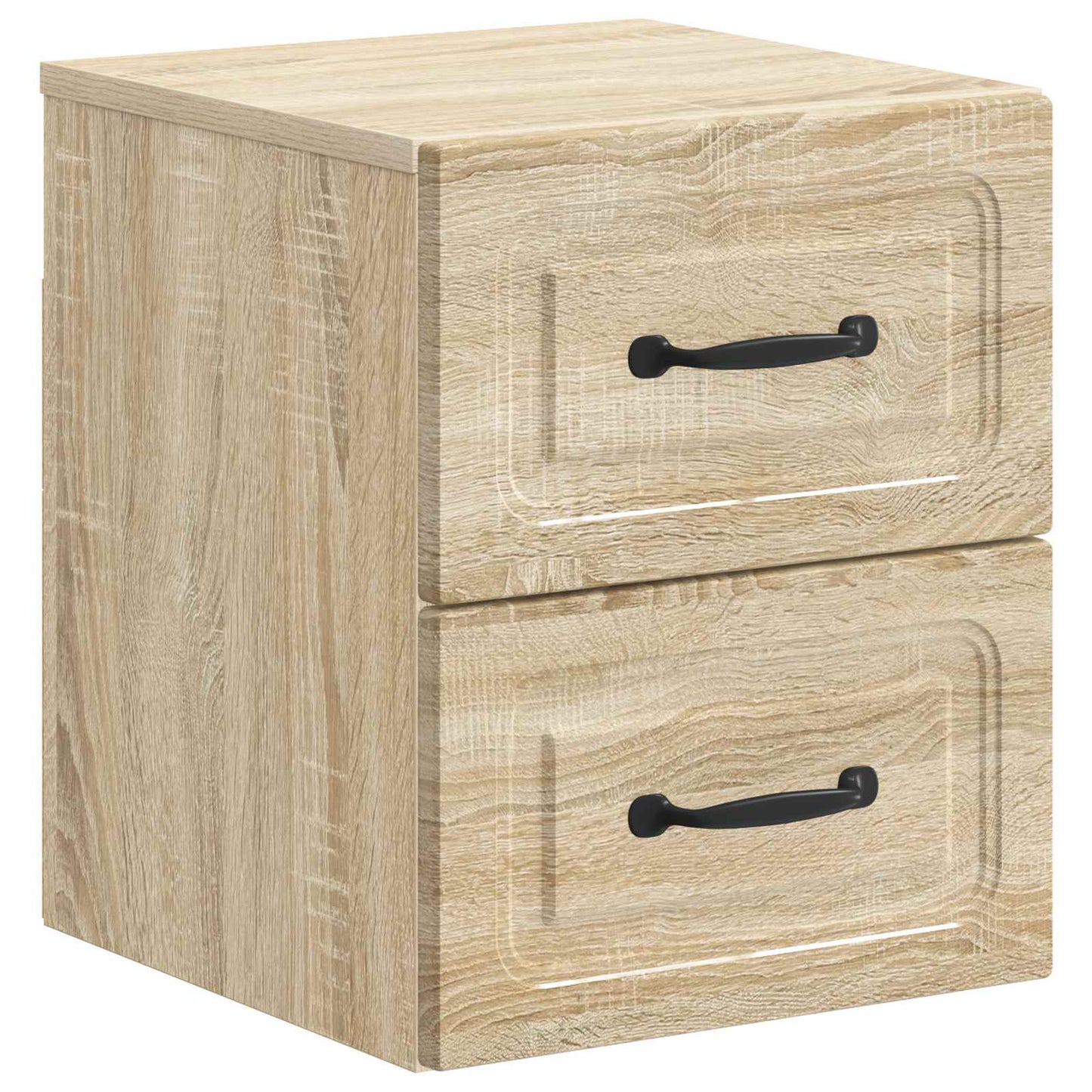 vidaXL Τοίχου Κρεμαστό Κομοδίνο 2 τμχ. Sonoma Δρυς 34,5 x 33 x 40 εκ