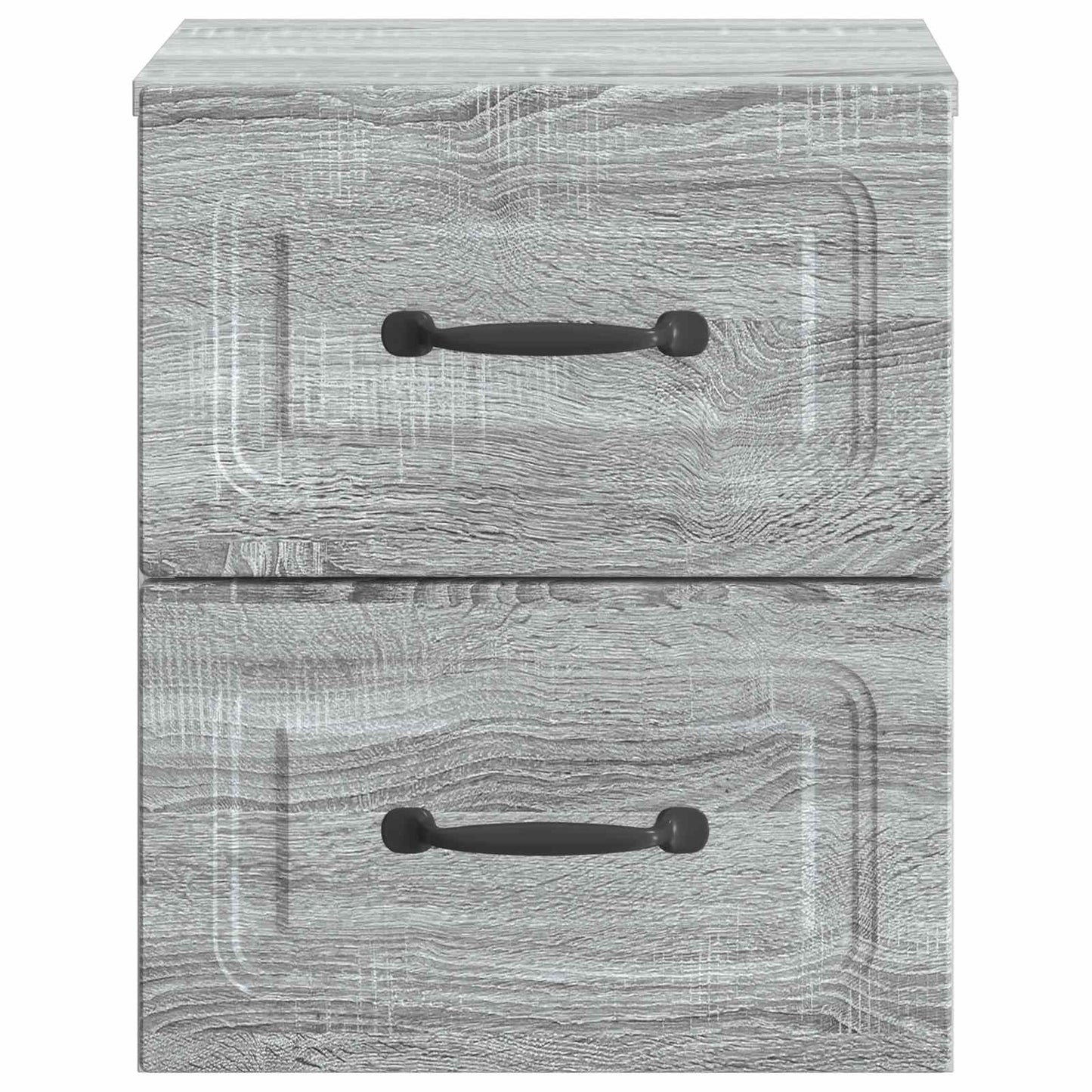 vidaXL Τοίχου Κρεμαστό Κομοδίνο 2 τμχ. Γκρι Sonoma 34,5 x 33 x 40 εκ
