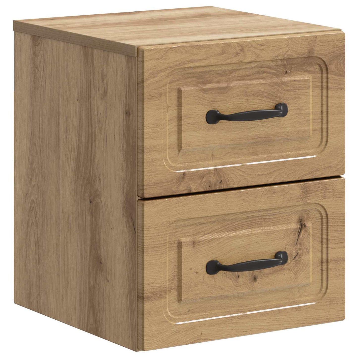 vidaXL Τοίχου Κρεμαστό Κομοδίνο 2 τμχ. Artisan Δρυς 34,5 x 33 x 40 εκ