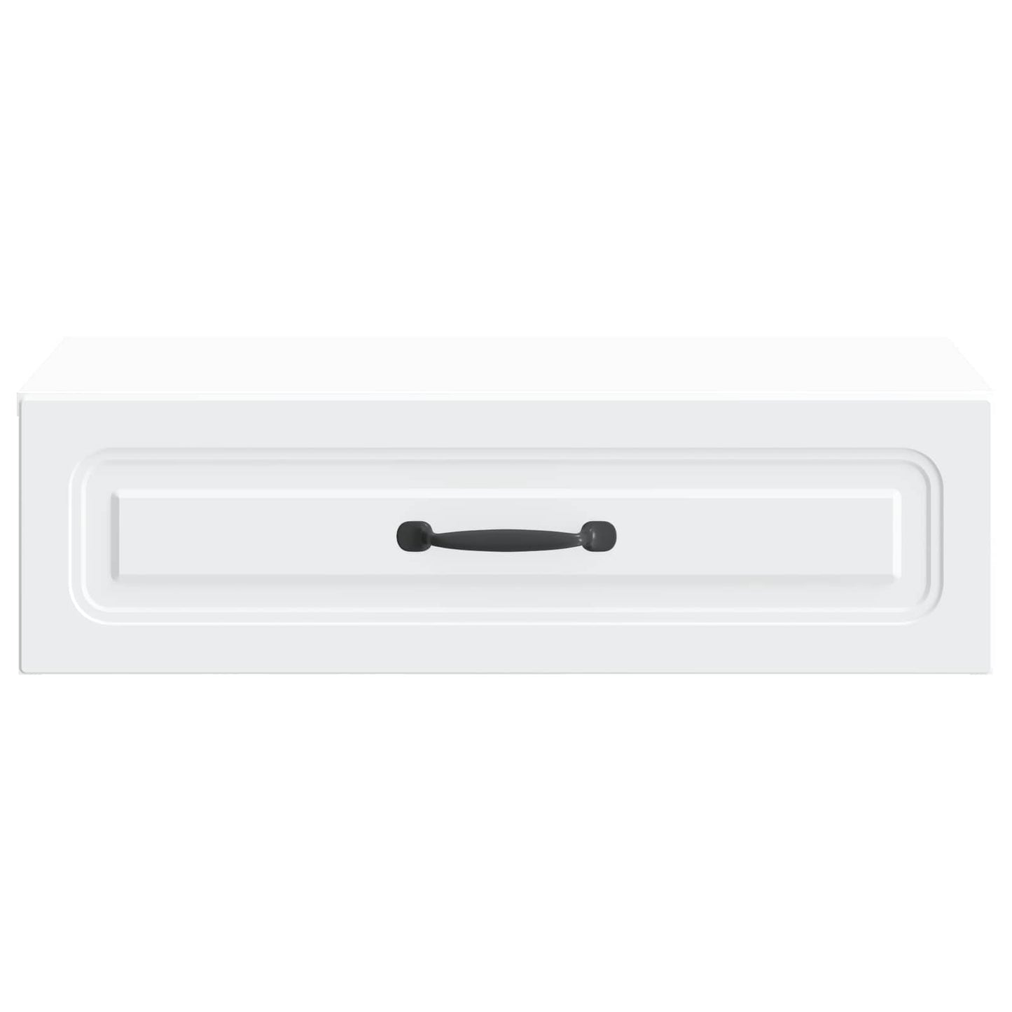 vidaXL Τραπεζάκι Τοίχου Λευκό 59 x 34,5 x 17 εκ. Επεξεργασμένο Ξύλο