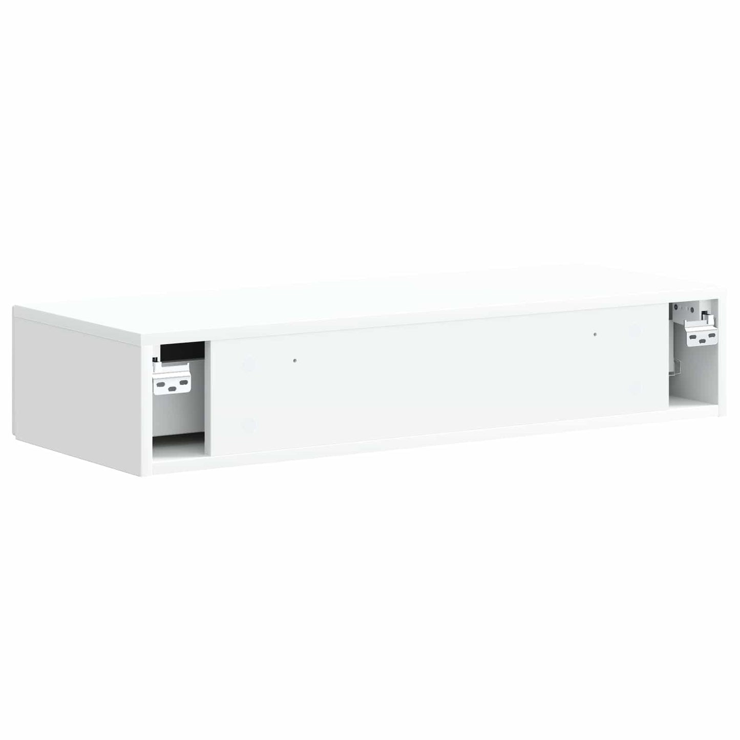 vidaXL Τραπεζάκι Τοίχου Λευκό 87,5 x 34,5 x 17 εκ. Επεξεργασμένο Ξύλο