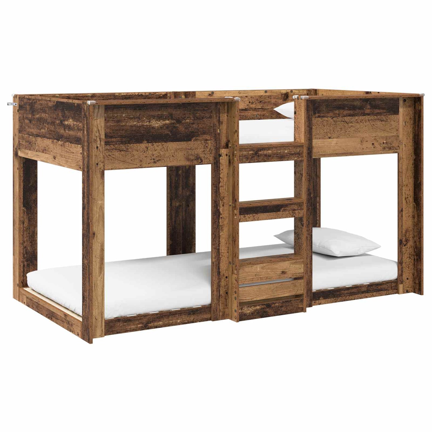 vidaXL Κρεβάτι Κουκέτα για Παιδιά Παλιό ξύλο 75 x 190 cm