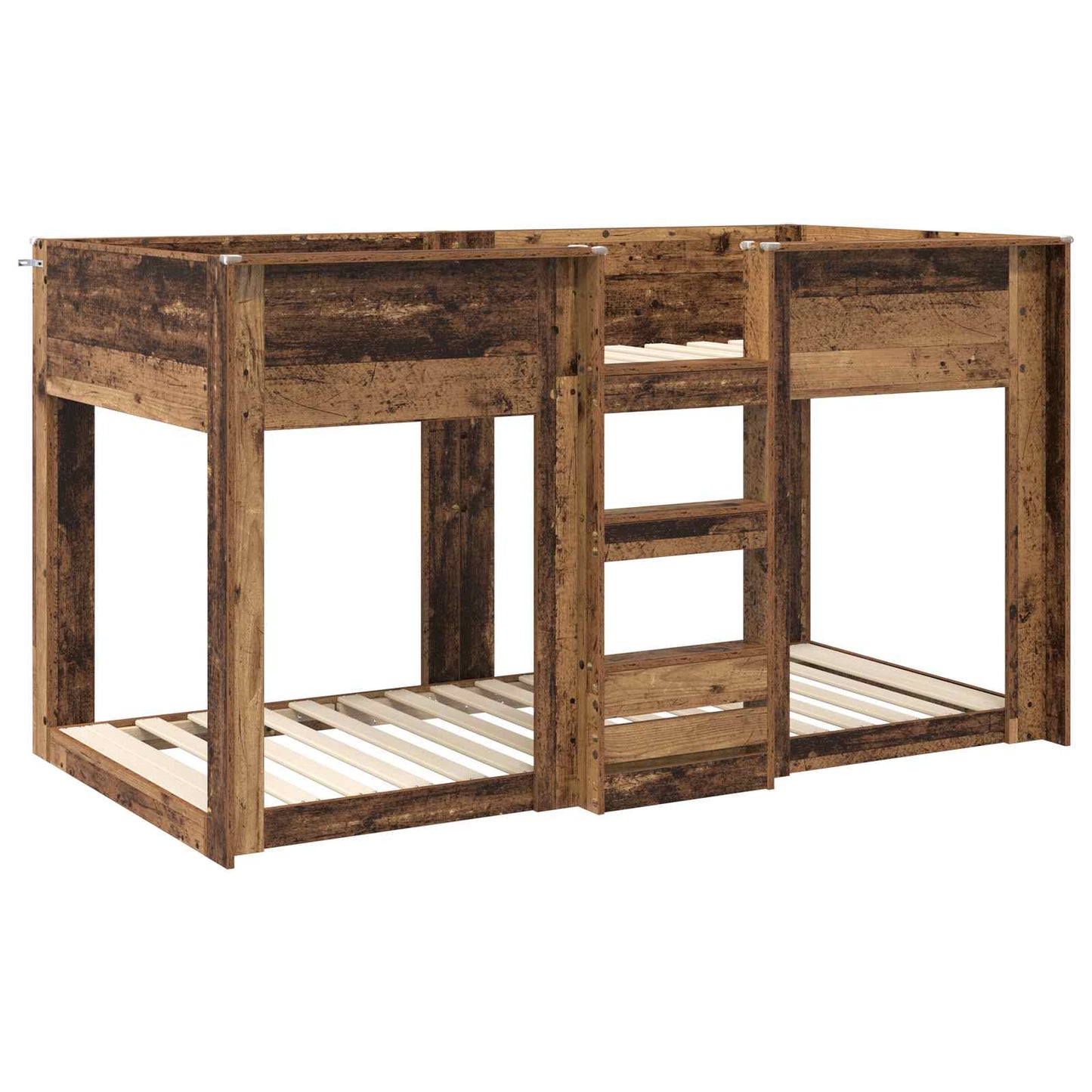 vidaXL Κρεβάτι Κουκέτα για Παιδιά Παλιό ξύλο 75 x 190 cm