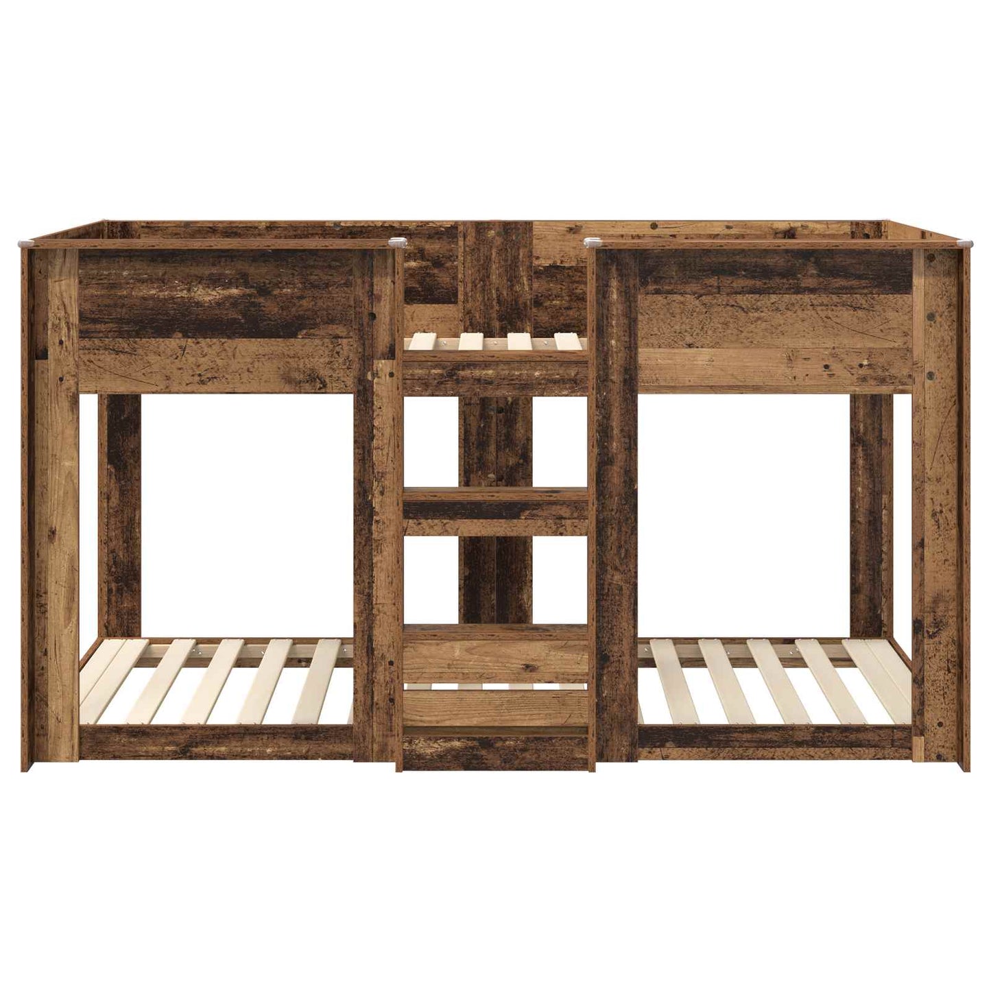 vidaXL Κρεβάτι Κουκέτα για Παιδιά Παλιό ξύλο 75 x 190 cm