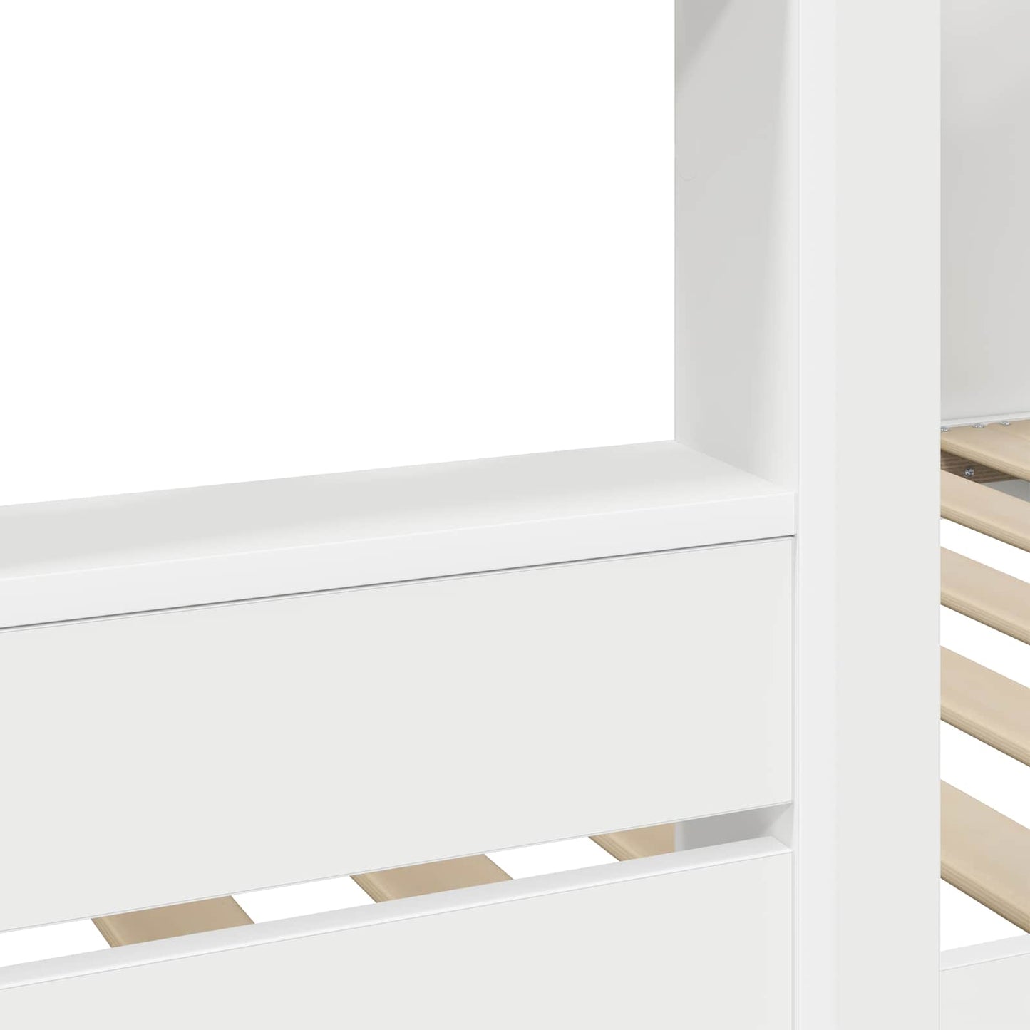 vidaXL Κρεβάτι Κουκέτα για Παιδιά Λευκό 80 x 200 cm Επεξεργασμένο ξύλο