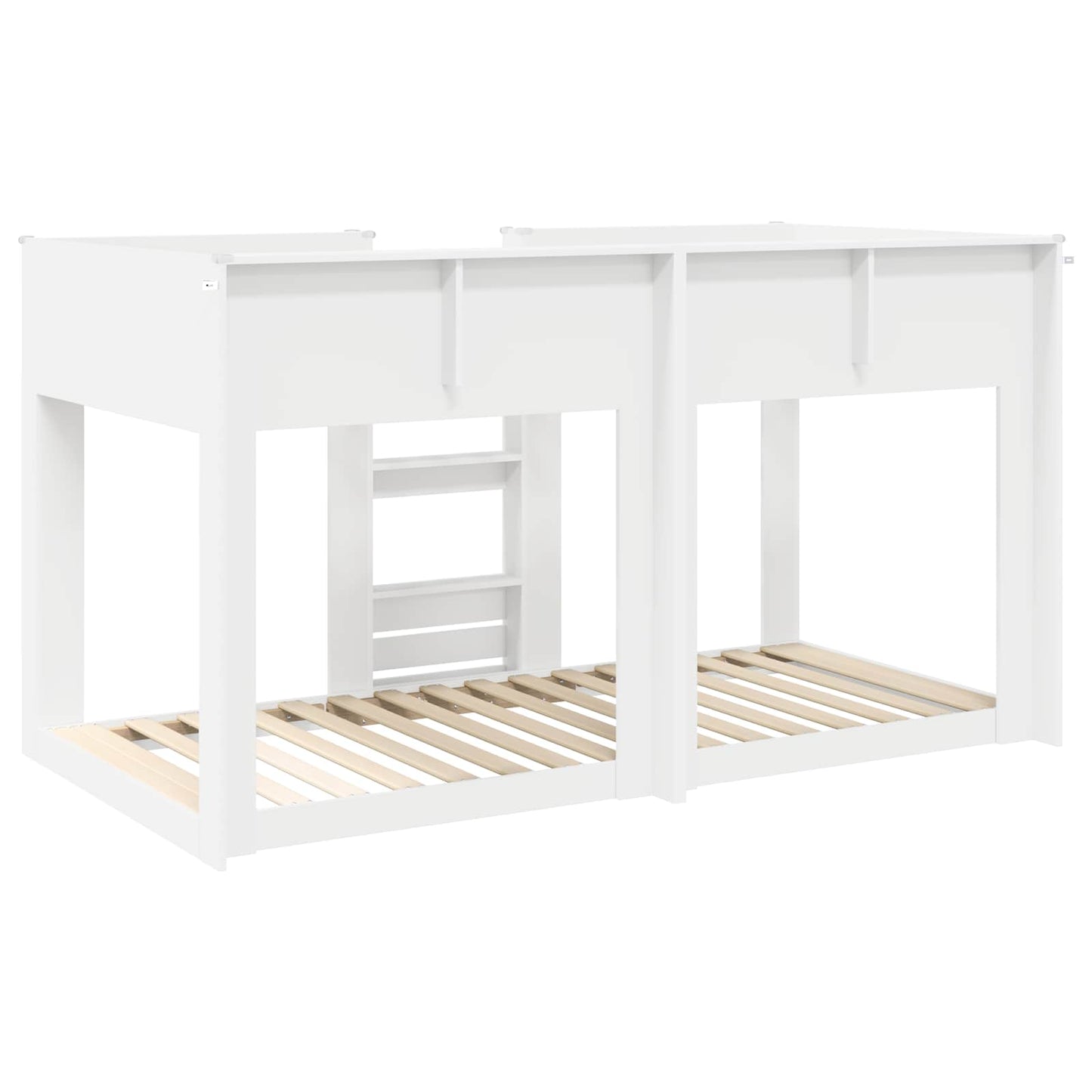 vidaXL Κρεβάτι Κουκέτα για Παιδιά Λευκό 80 x 200 cm Επεξεργασμένο ξύλο