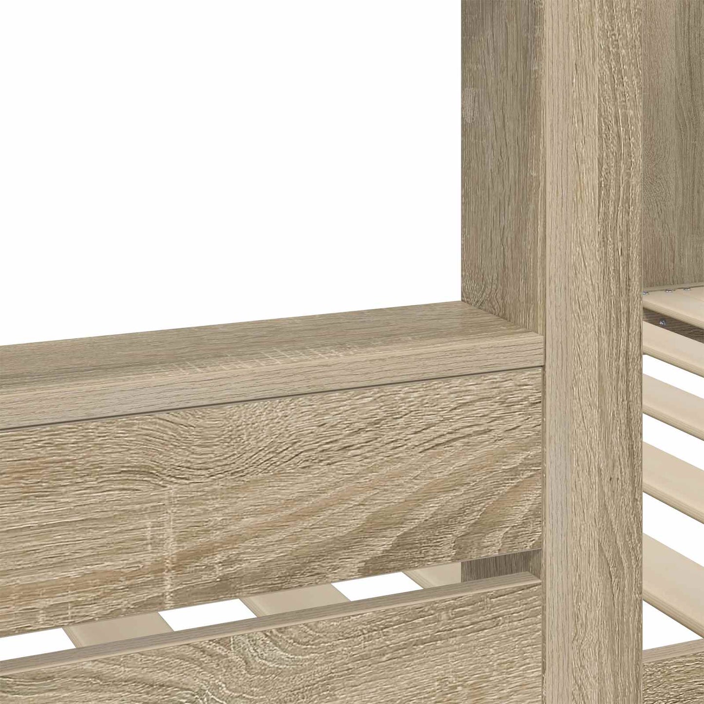 vidaXL Κρεβάτι Κουκέτα για Παιδιά Δρύς Sonoma 80 x 200 cm