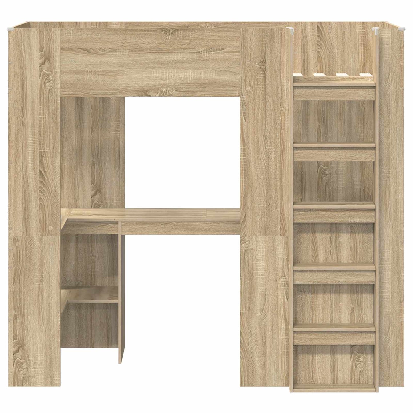 vidaXL Σκελετός κουκέτας με γραφείο Δρύς Sonoma 75 x 190 cm