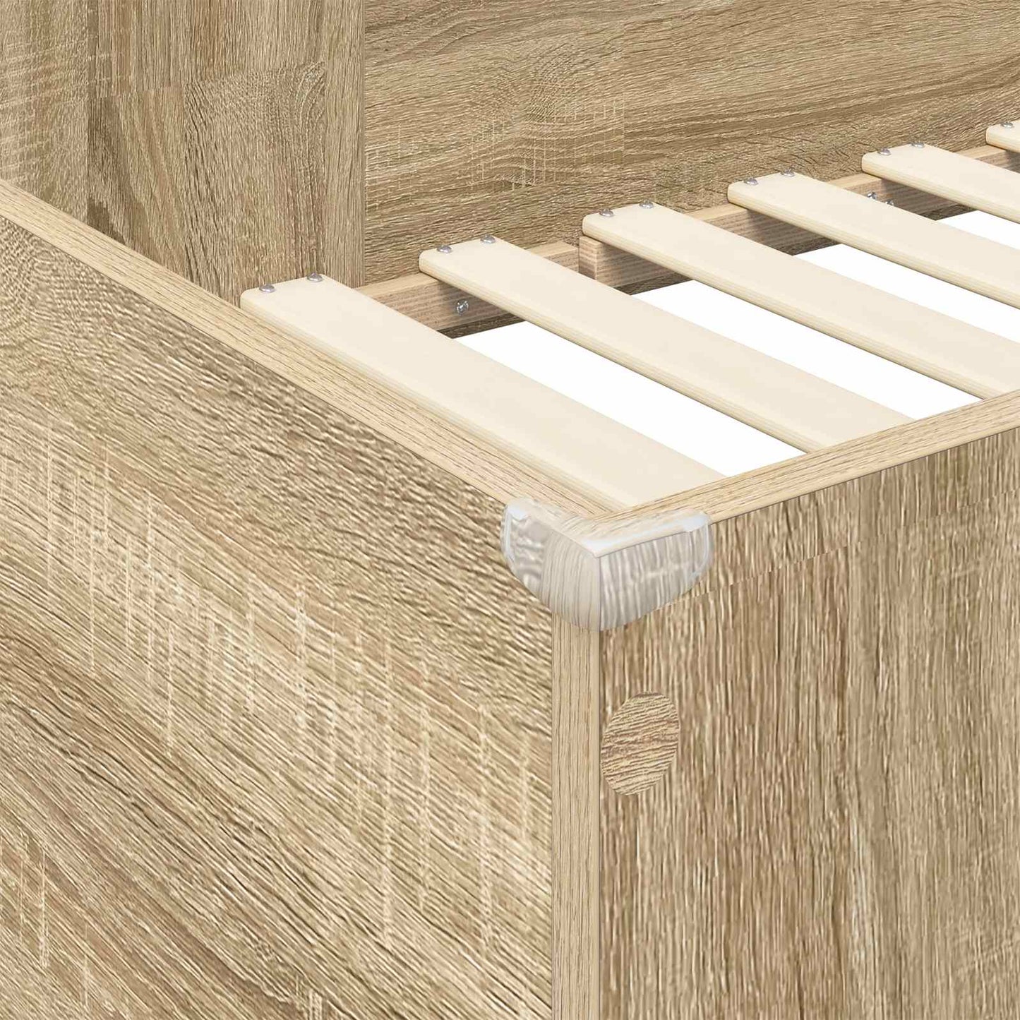 vidaXL Σκελετός κουκέτας με γραφείο Δρύς Sonoma 90 x 190 cm