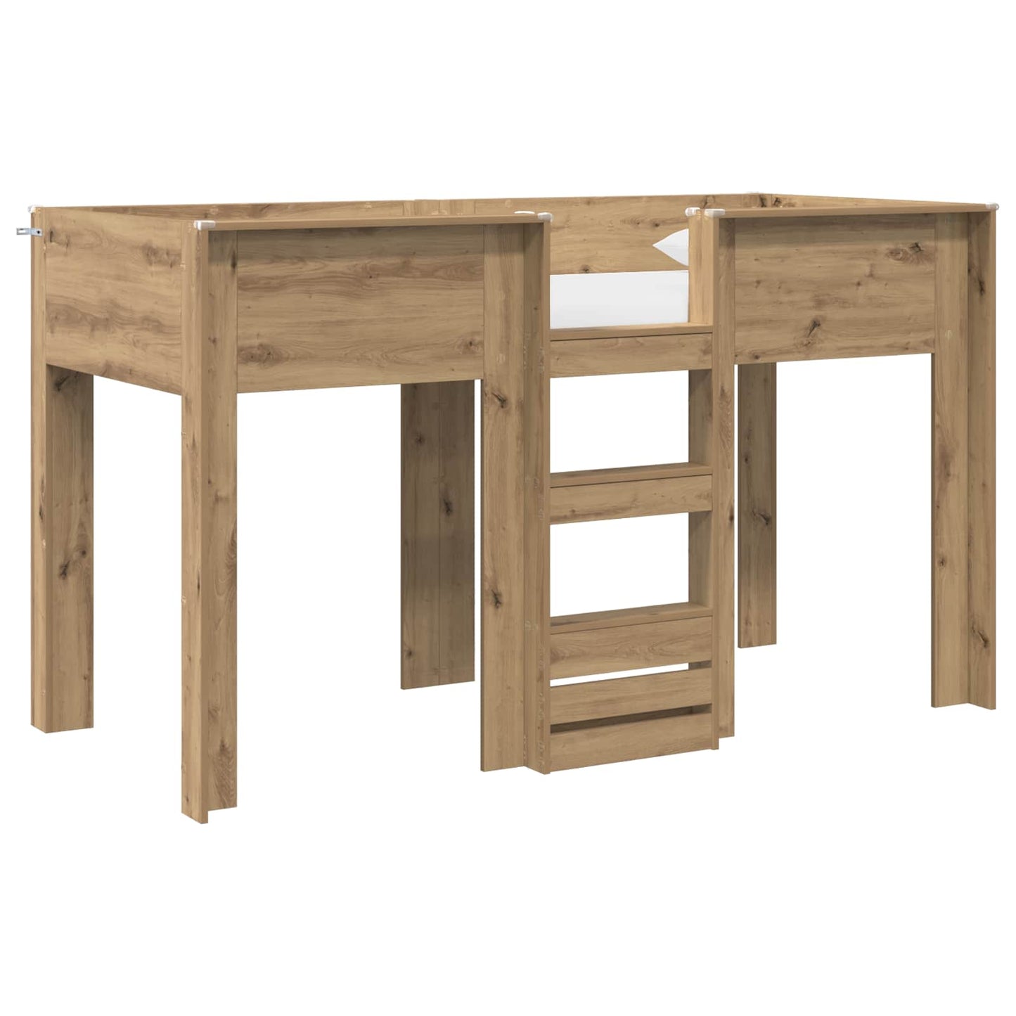vidaXL Κρεβάτι Κουκέτα για Παιδιά Artisan Oak 75 x 190 cm