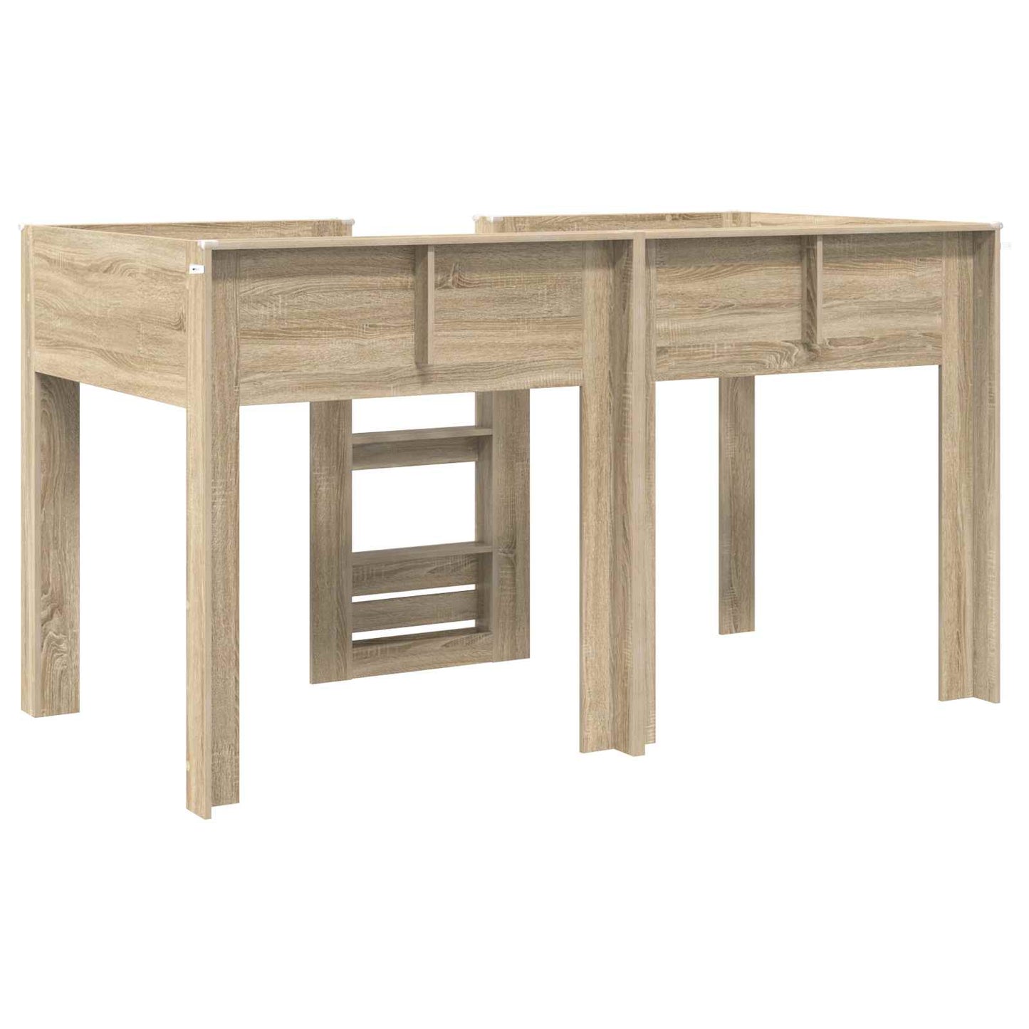 vidaXL Κρεβάτι Κουκέτα για Παιδιά Δρύς Sonoma 90 x 190 cm
