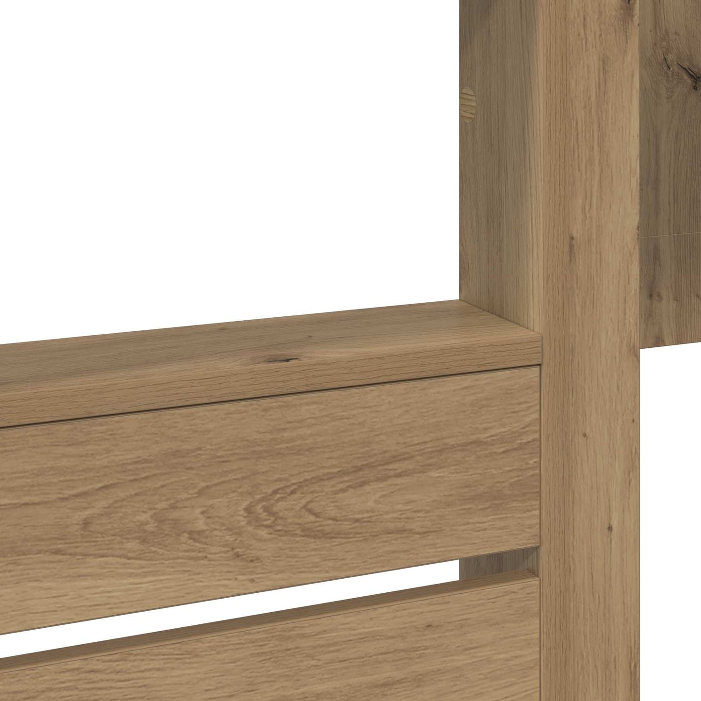 vidaXL Κρεβάτι Κουκέτα για Παιδιά Artisan Oak 90 x 190 cm