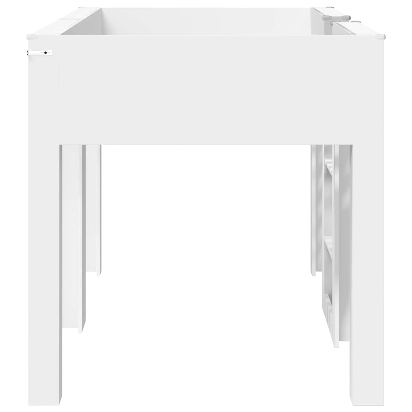 vidaXL Κρεβάτι Κουκέτα για Παιδιά Λευκό 80 x 200 cm Επεξεργασμένο ξύλο