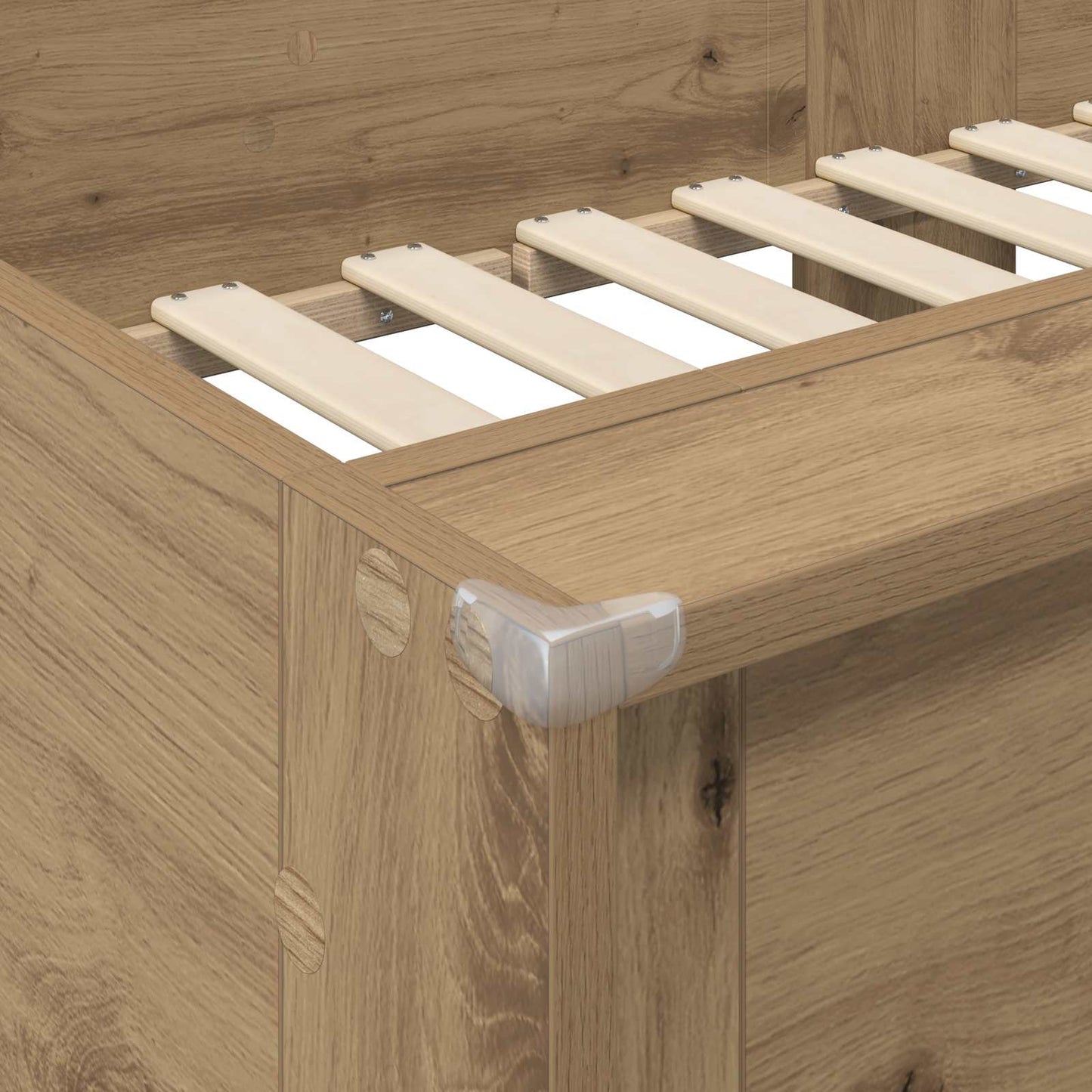 vidaXL Κρεβάτι Κουκέτα για Παιδιά Artisan Oak 80 x 200 cm