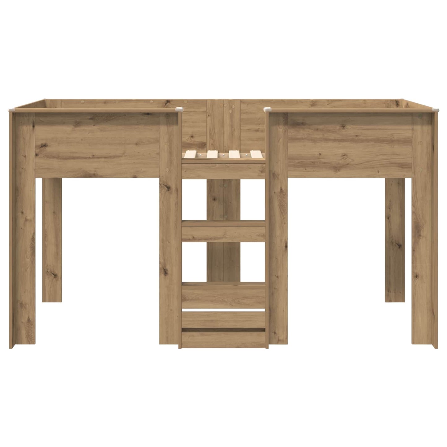 vidaXL Κρεβάτι Κουκέτα για Παιδιά Artisan Oak 80 x 200 cm