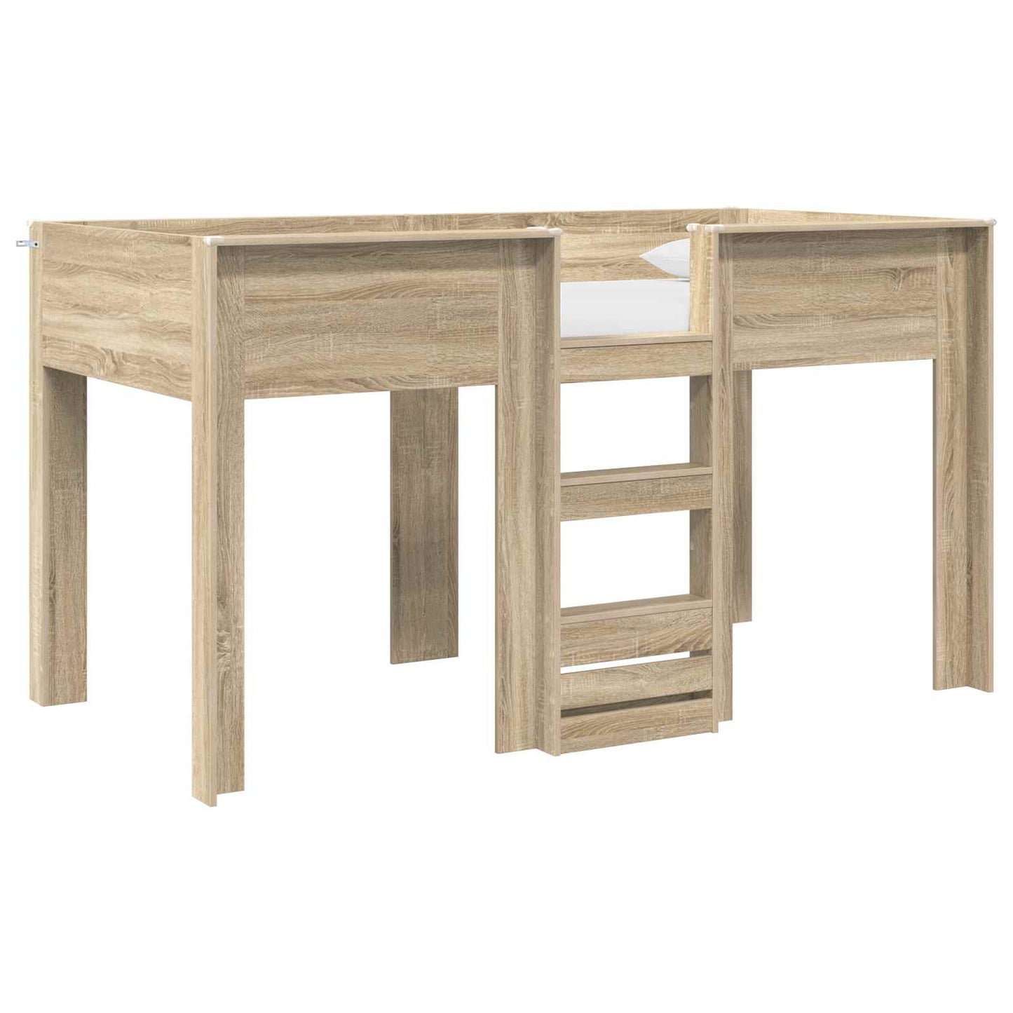 vidaXL Κρεβάτι Κουκέτα για Παιδιά Δρύς Sonoma 100 x 200 cm