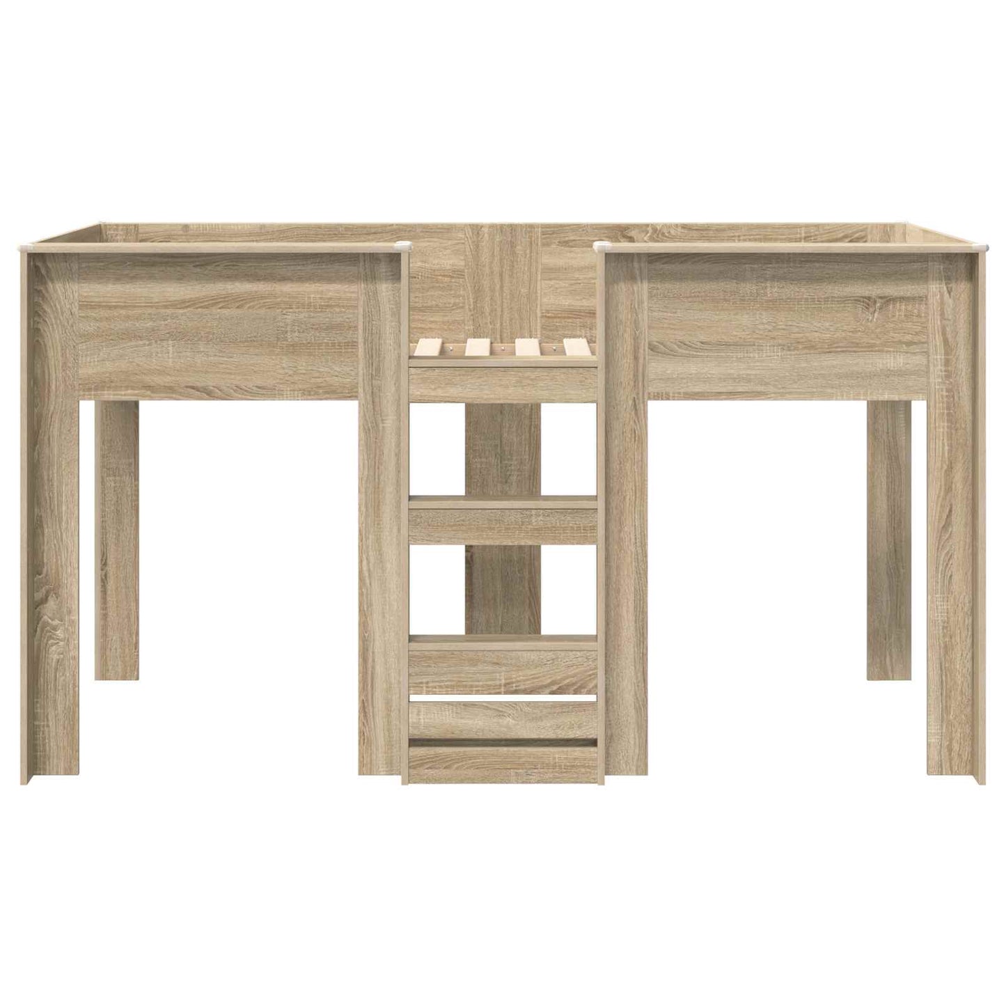 vidaXL Κρεβάτι Κουκέτα για Παιδιά Δρύς Sonoma 100 x 200 cm