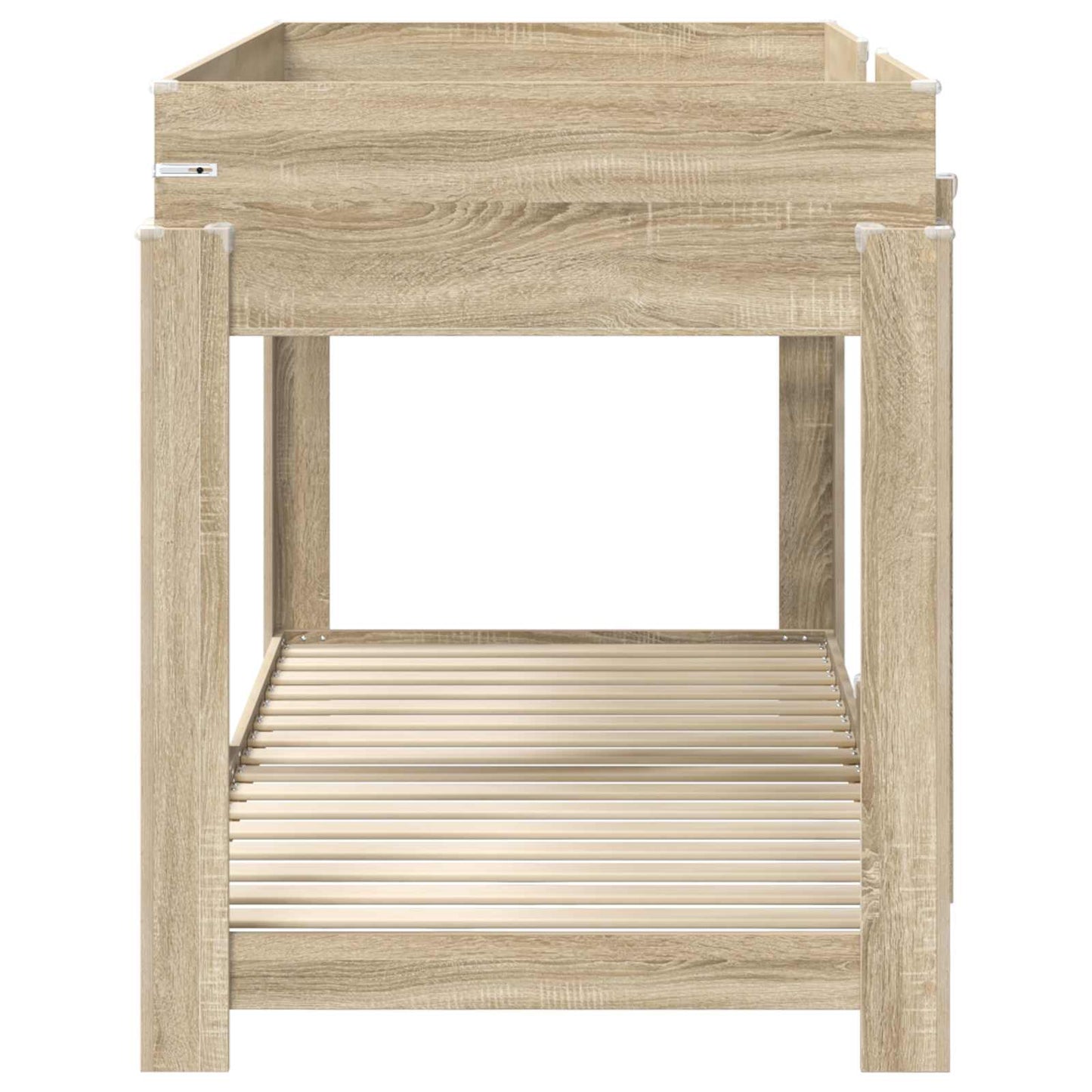 vidaXL Κρεβάτι Κουκέτα για Παιδιά Δρύς Sonoma 90 x 200 cm