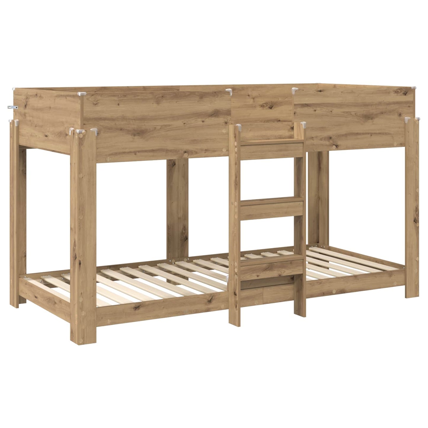 vidaXL Κρεβάτι Κουκέτα για Παιδιά Artisan Oak 90 x 190 cm