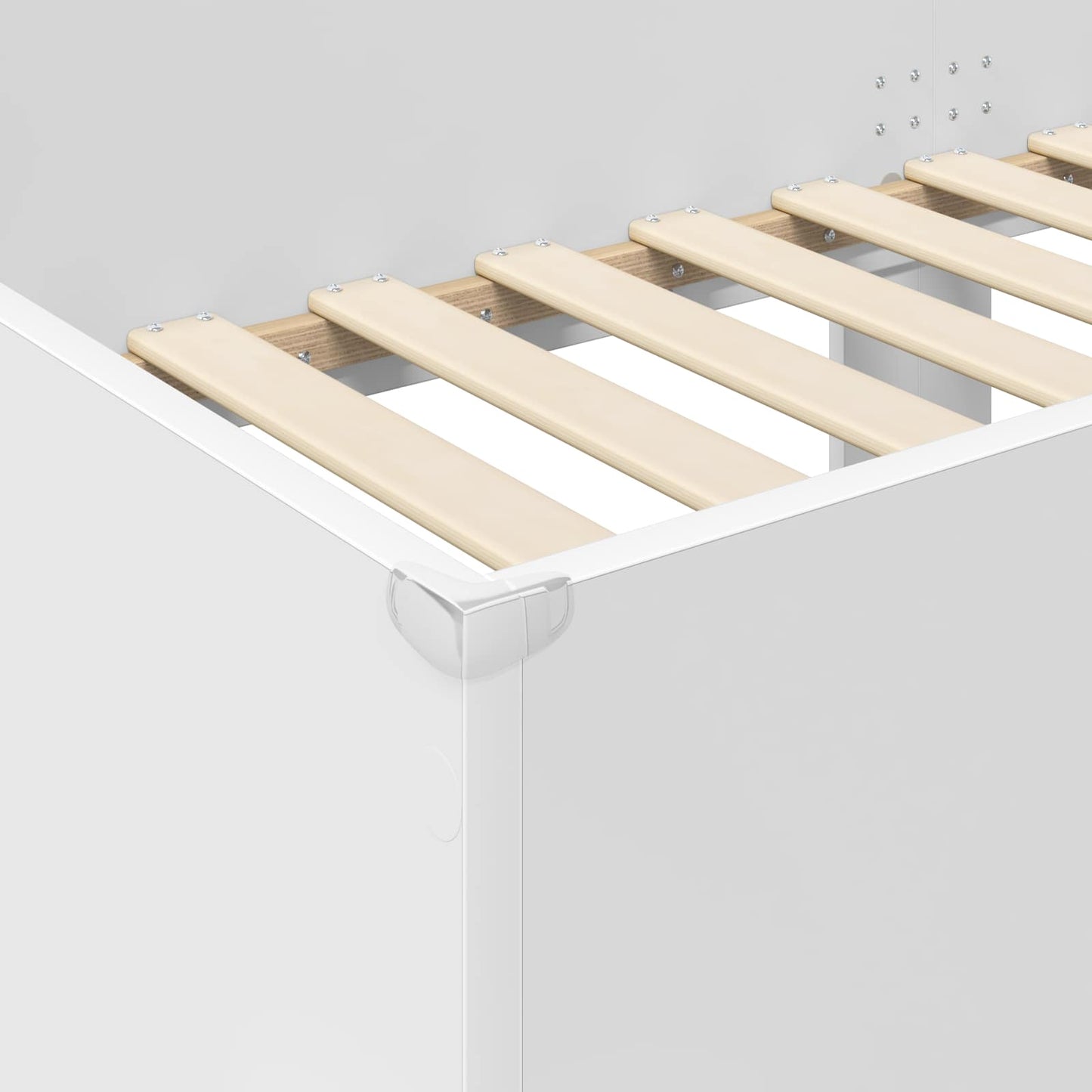 vidaXL Κρεβάτι Κουκέτα για Παιδιά Λευκό 75 x 190 cm Επεξεργασμένο ξύλο