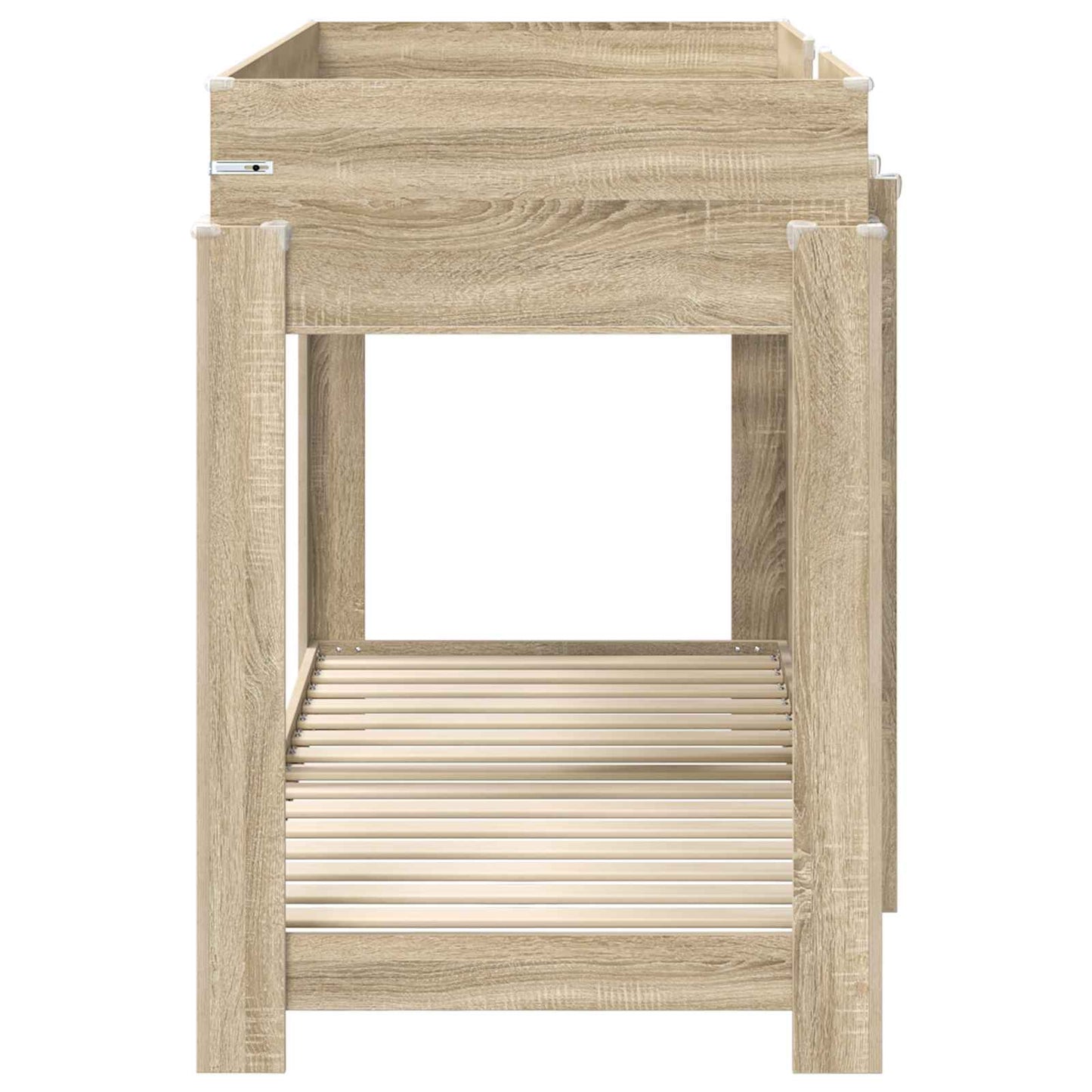 vidaXL Κρεβάτι Κουκέτα για Παιδιά Δρύς Sonoma 75 x 190 cm