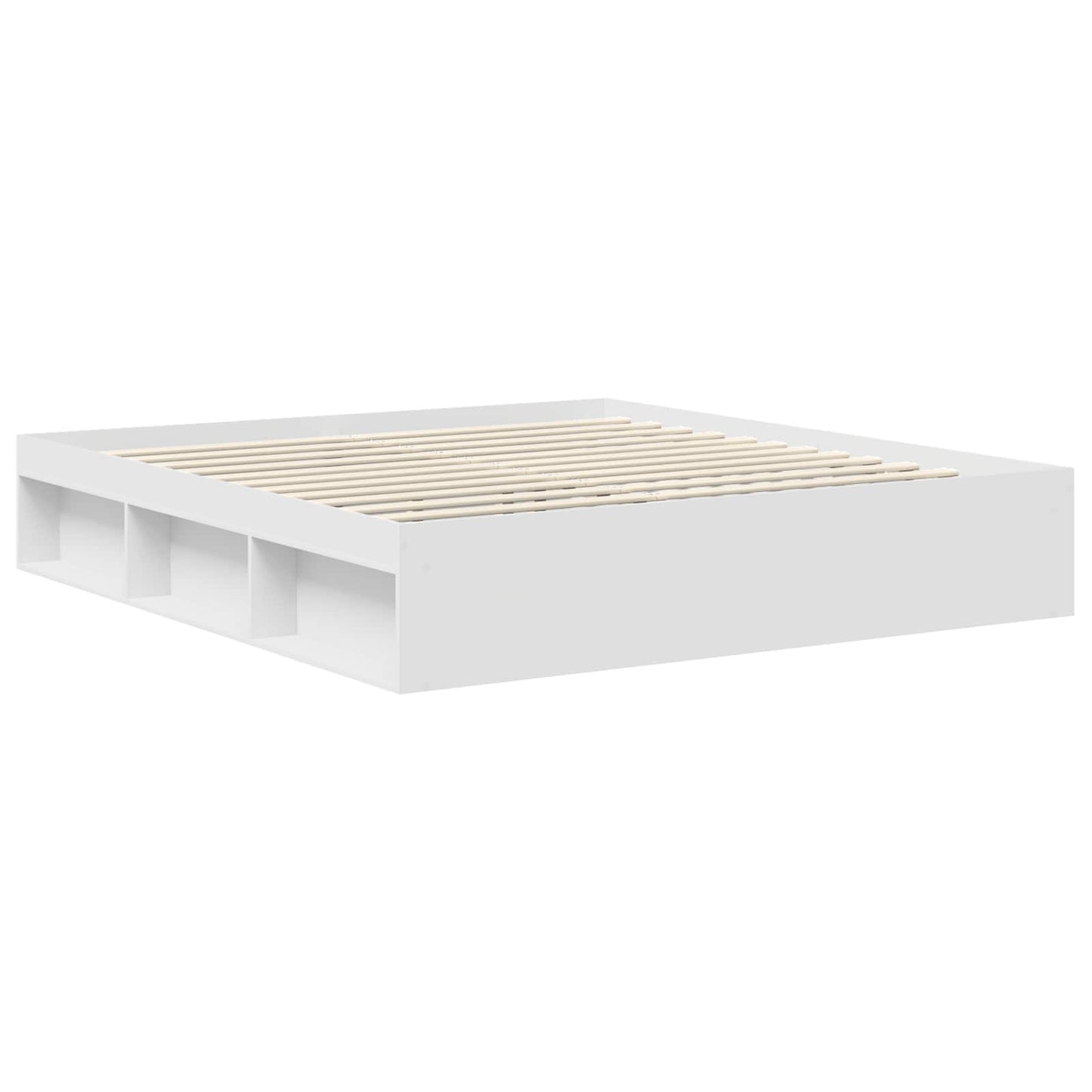 vidaXL Σκελετός Κρεβατιού Λευκό 180 x 200 cm Στερεά ξυλεία πεύκου
