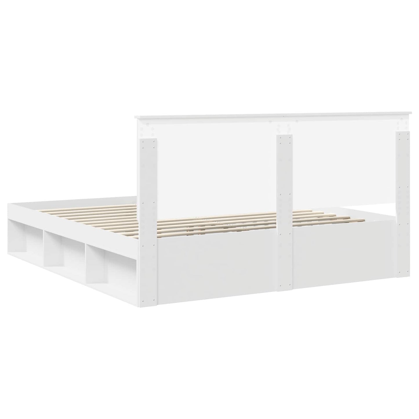 vidaXL Σκελετός Κρεβατιού Λευκό 180 x 200 cm Στερεά ξυλεία πεύκου