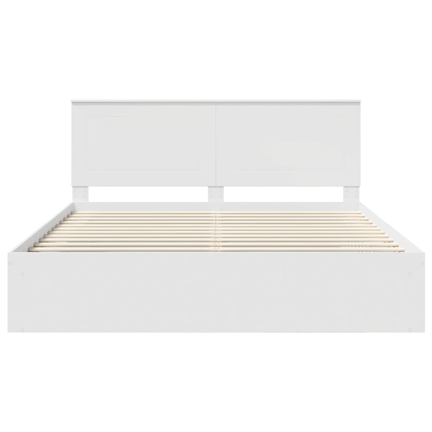 vidaXL Σκελετός Κρεβατιού Λευκό 180 x 200 cm Στερεά ξυλεία πεύκου