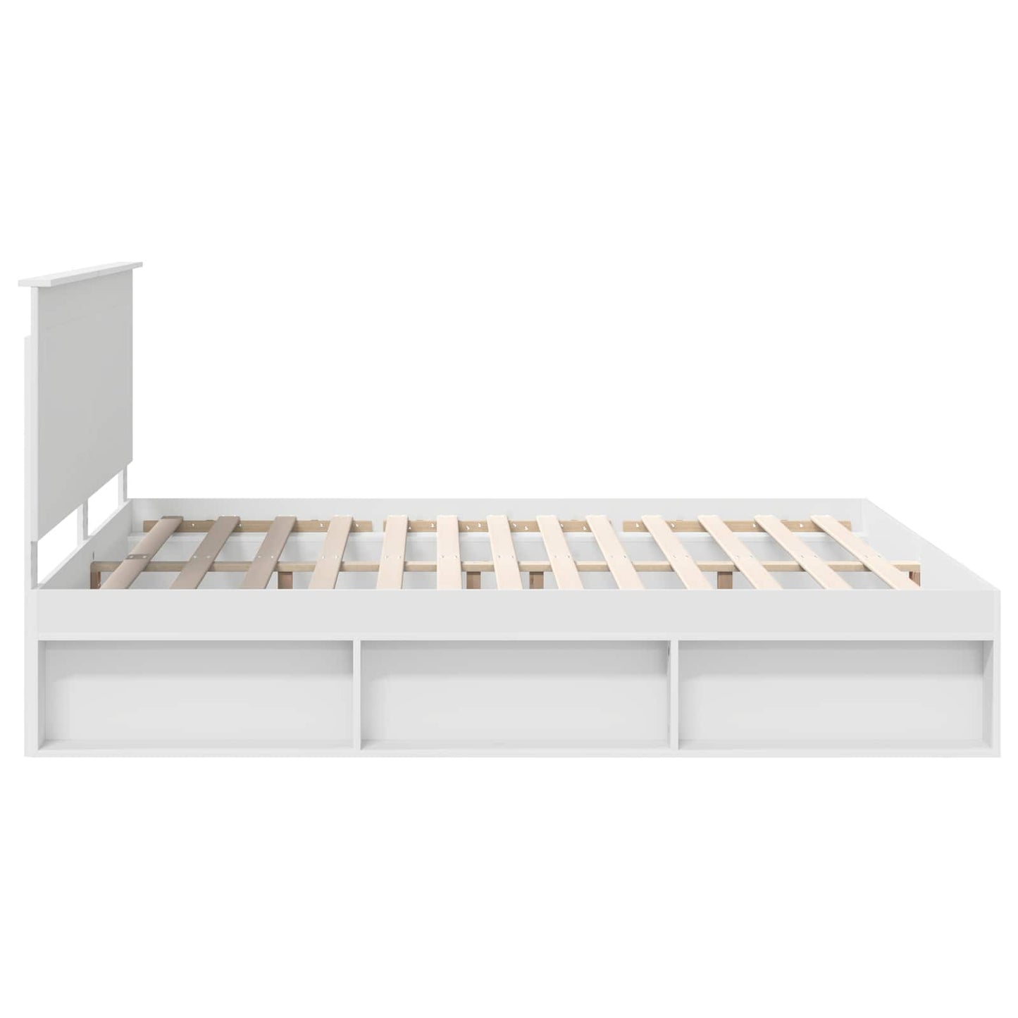 vidaXL Σκελετός Κρεβατιού Λευκό 180 x 200 cm Στερεά ξυλεία πεύκου