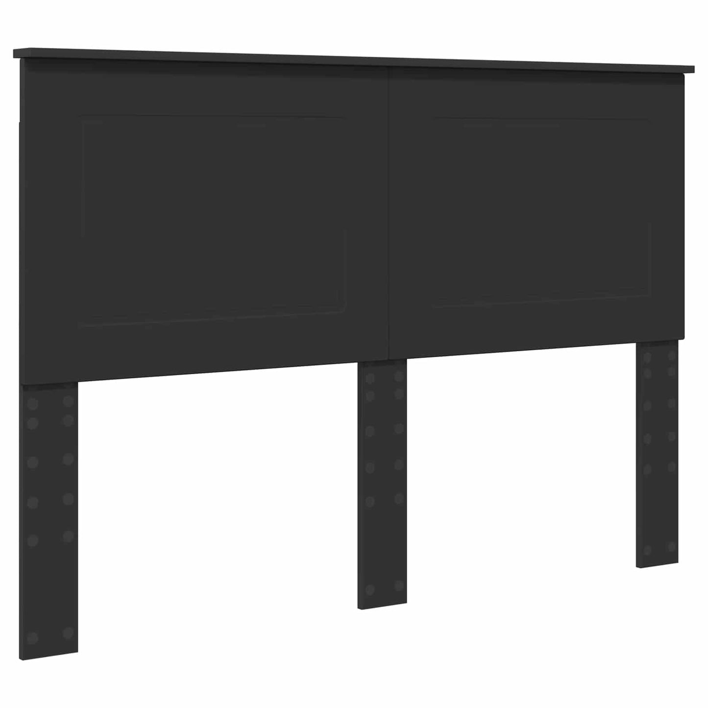 vidaXL Σκελετός Κρεβατιού Μαύρο 140 x 200 cm Στερεά ξυλεία πεύκου