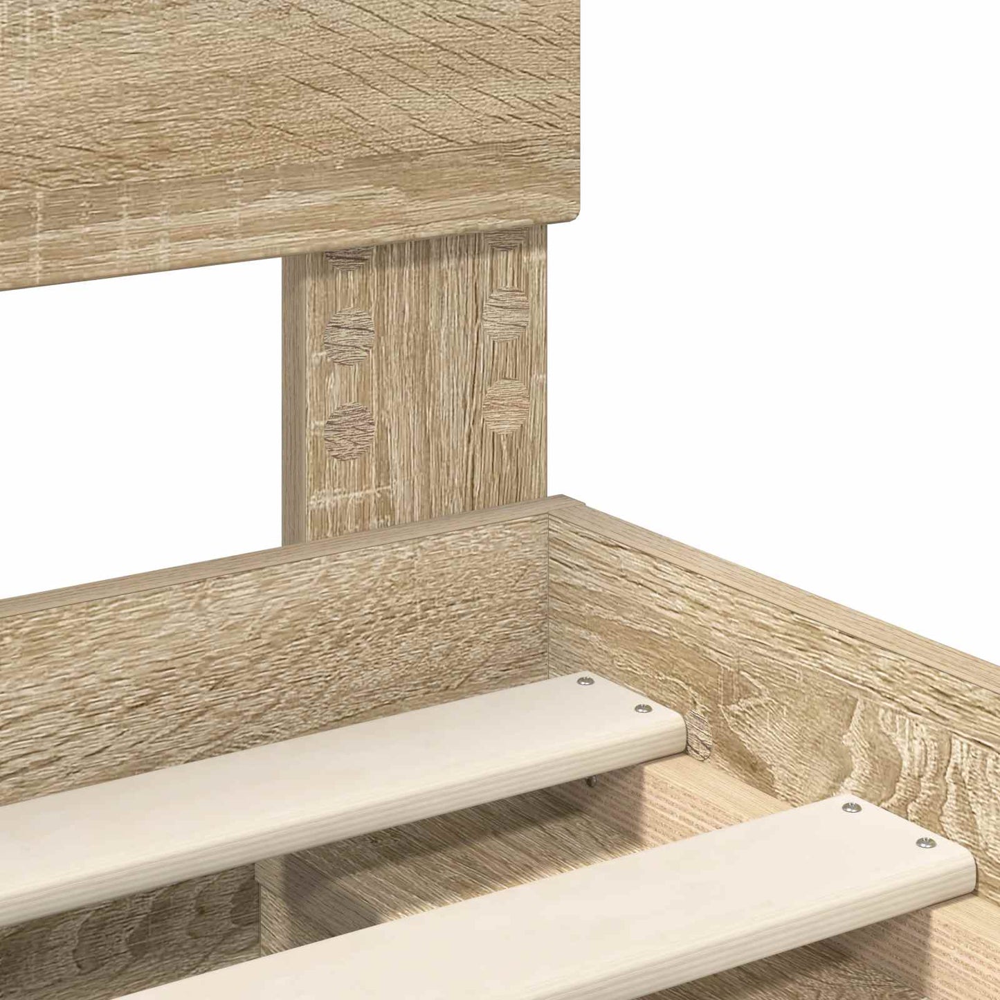 vidaXL Σκελετός Κρεβατιού Δρύς Sonoma 90 x 200 cm Στερεά ξυλεία πεύκου