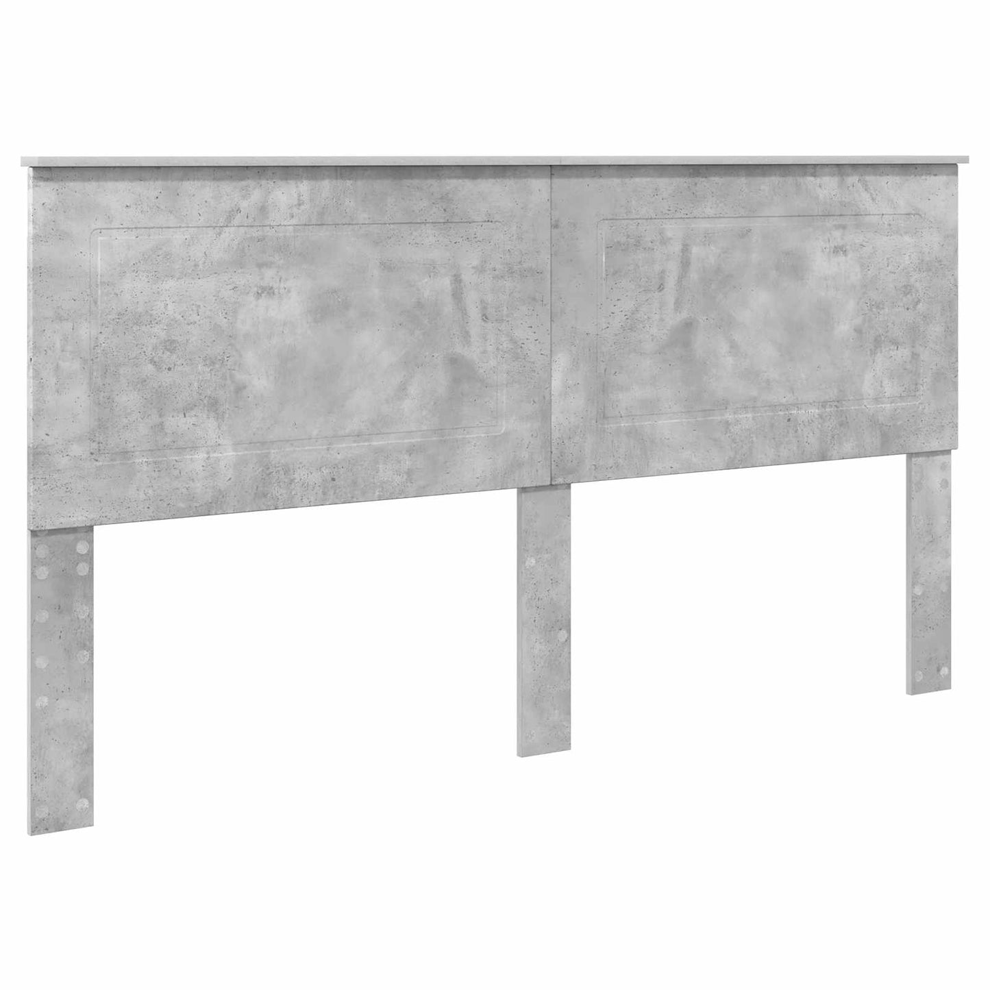 vidaXL Σκελετός Κρεβατιού Σκυρόδεμα Γκρι 180 x 200 cm Μηχανήματος Ξύλο