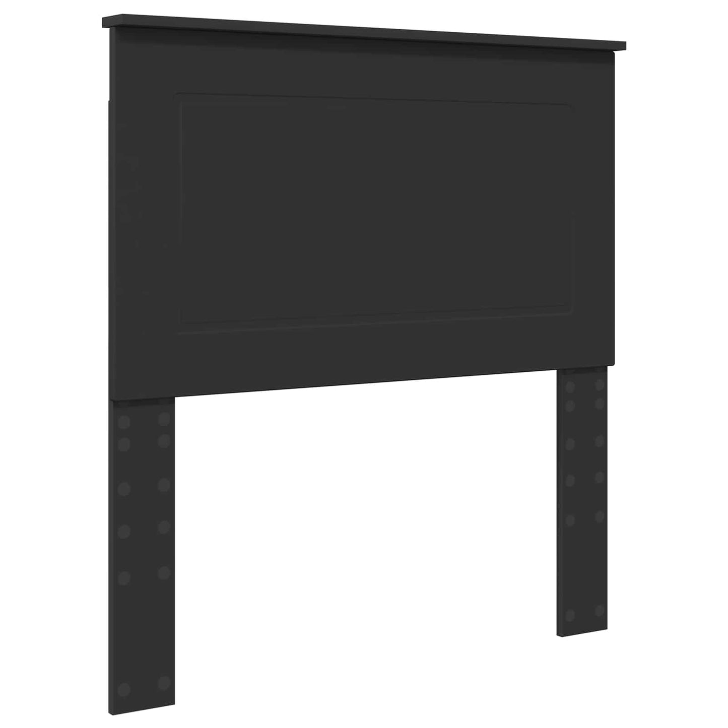 vidaXL Κρεβάτι Αποθήκης Μαύρο 90 x 190 cm Επεξεργασμένο ξύλο
