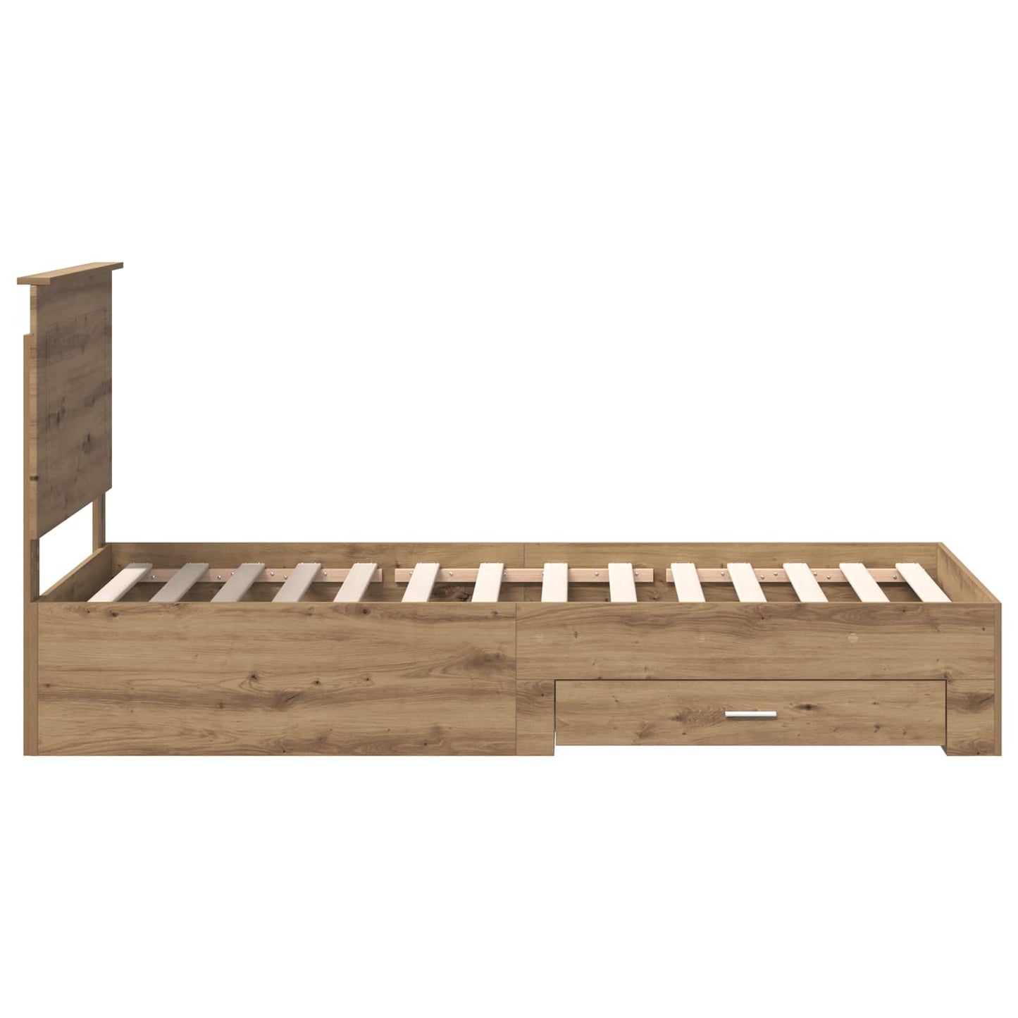 vidaXL Σκελετός Κρεβατιού Artisan Oak 90 x 190 cm Επεξεργασμένο ξύλο