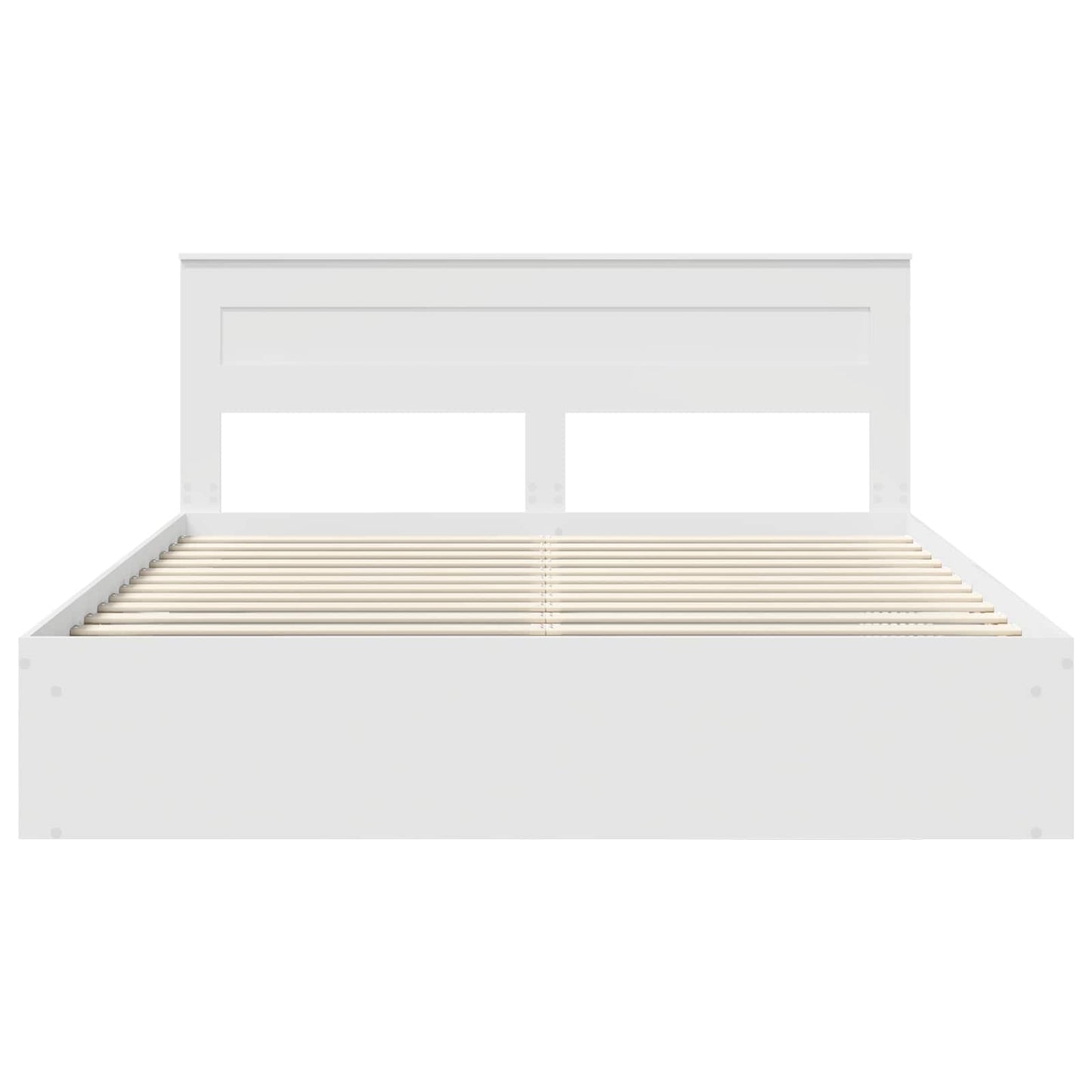 vidaXL Σκελετός Κρεβατιού Λευκό 180 x 200 cm Στερεά ξυλεία πεύκου