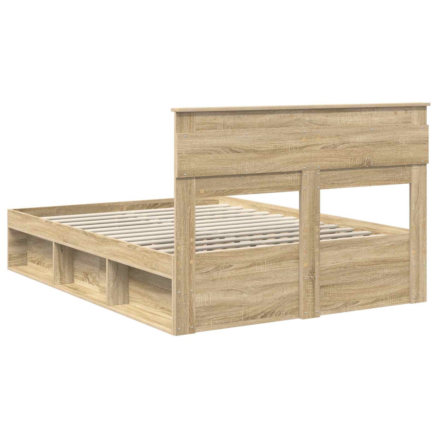vidaXL Σκελετός Κρεβατιού Σονόμα 140 x 200 cm Στερεά ξυλεία πεύκου
