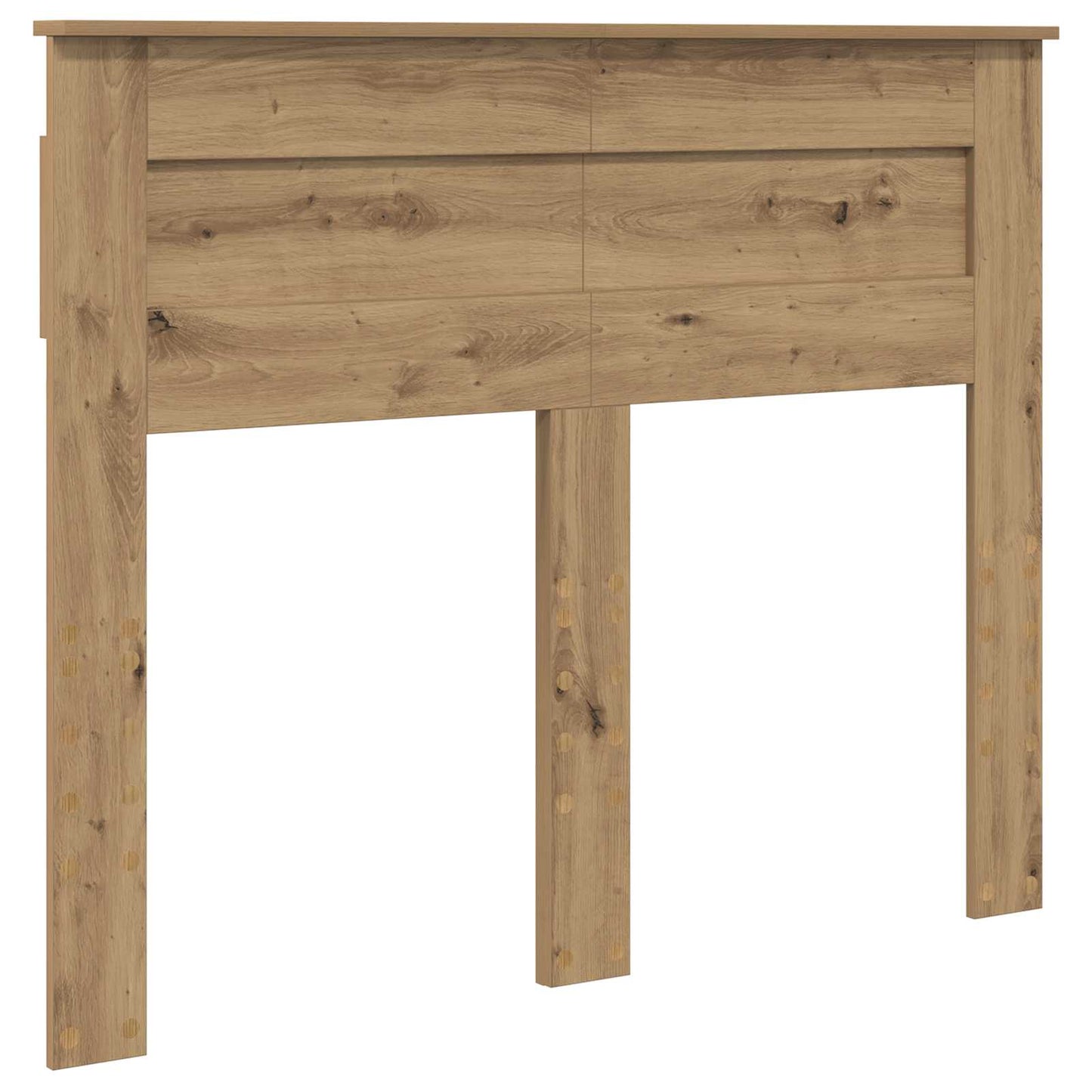 vidaXL Σκελετός Κρεβατιού Artisan Oak 120 x 190 cm Επεξεργασμένο ξύλο