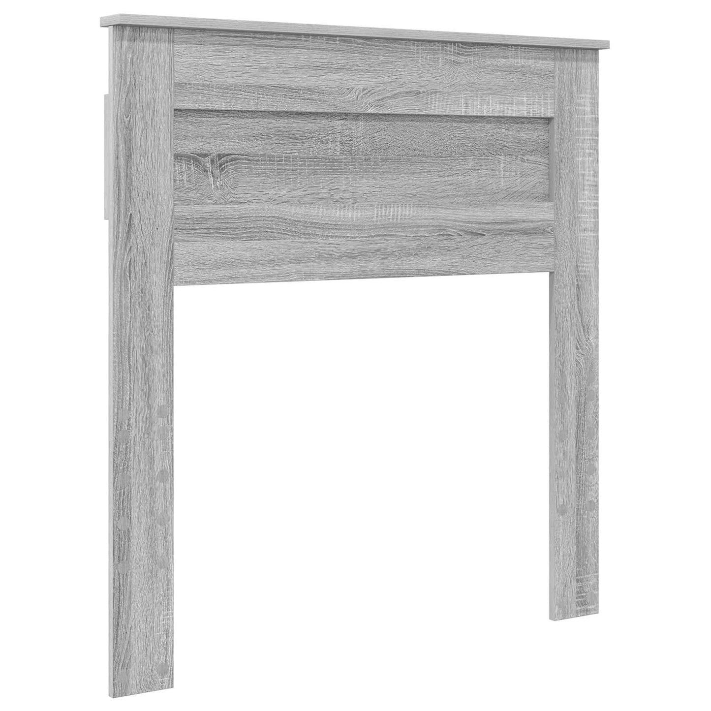 vidaXL Σκελετός Κρεβατιού Γκρίζο Σονομα 90 x 190 cm Επεξεργασμένο ξύλο