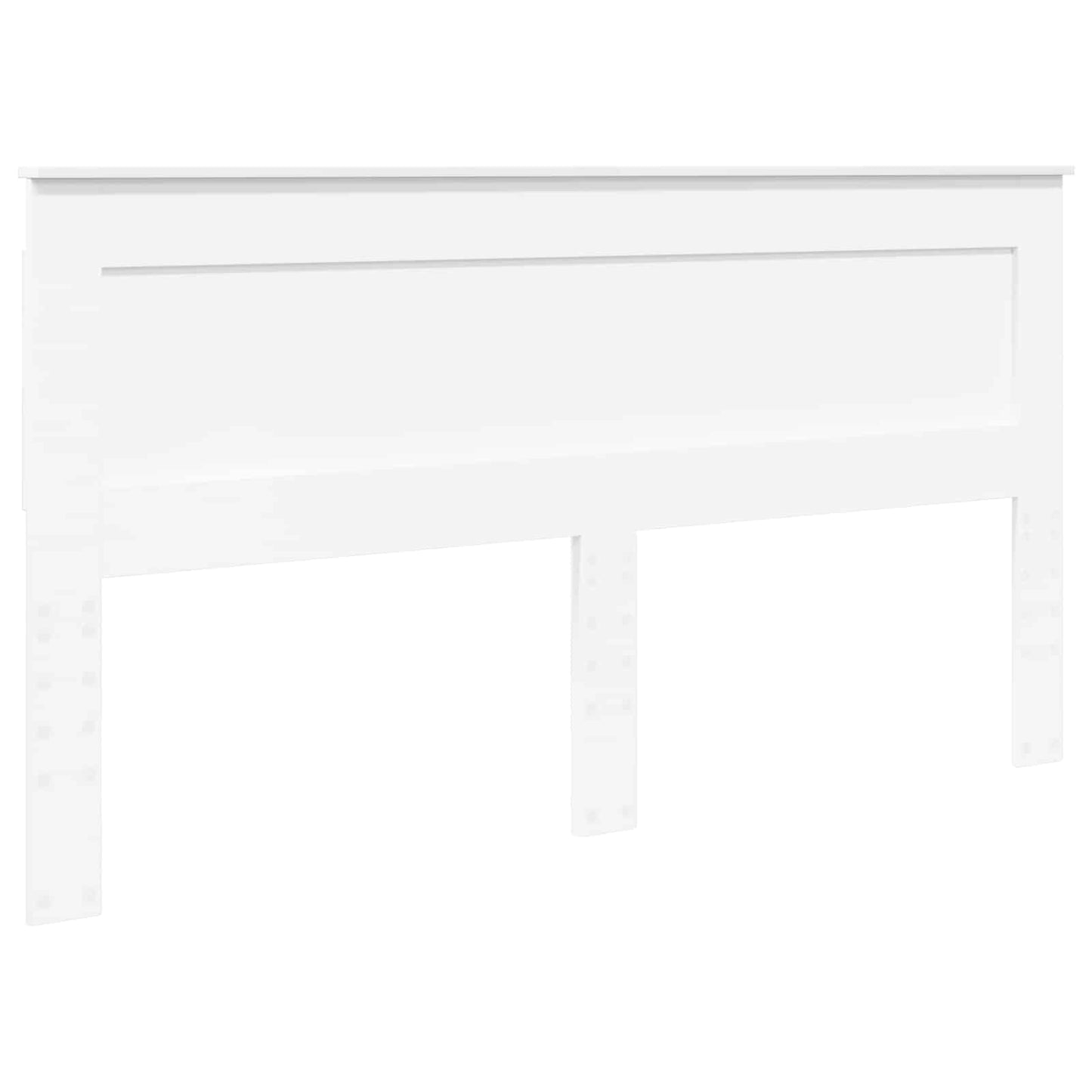 vidaXL Σκελετός Κρεβατιού Λευκό 200 x 200 cm Μηχανήματος Ξύλο