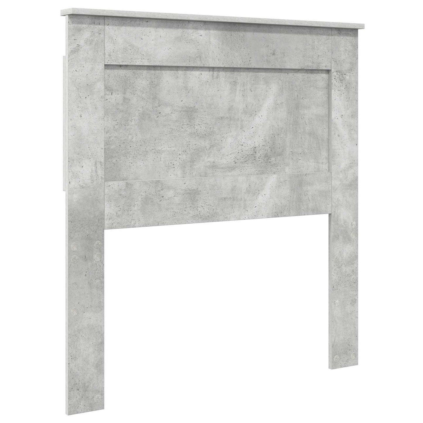 vidaXL Σκελετός Κρεβατιού Σκυρόδεμα Γκρι 75 x 190 cm Μηχανήματος Ξύλο
